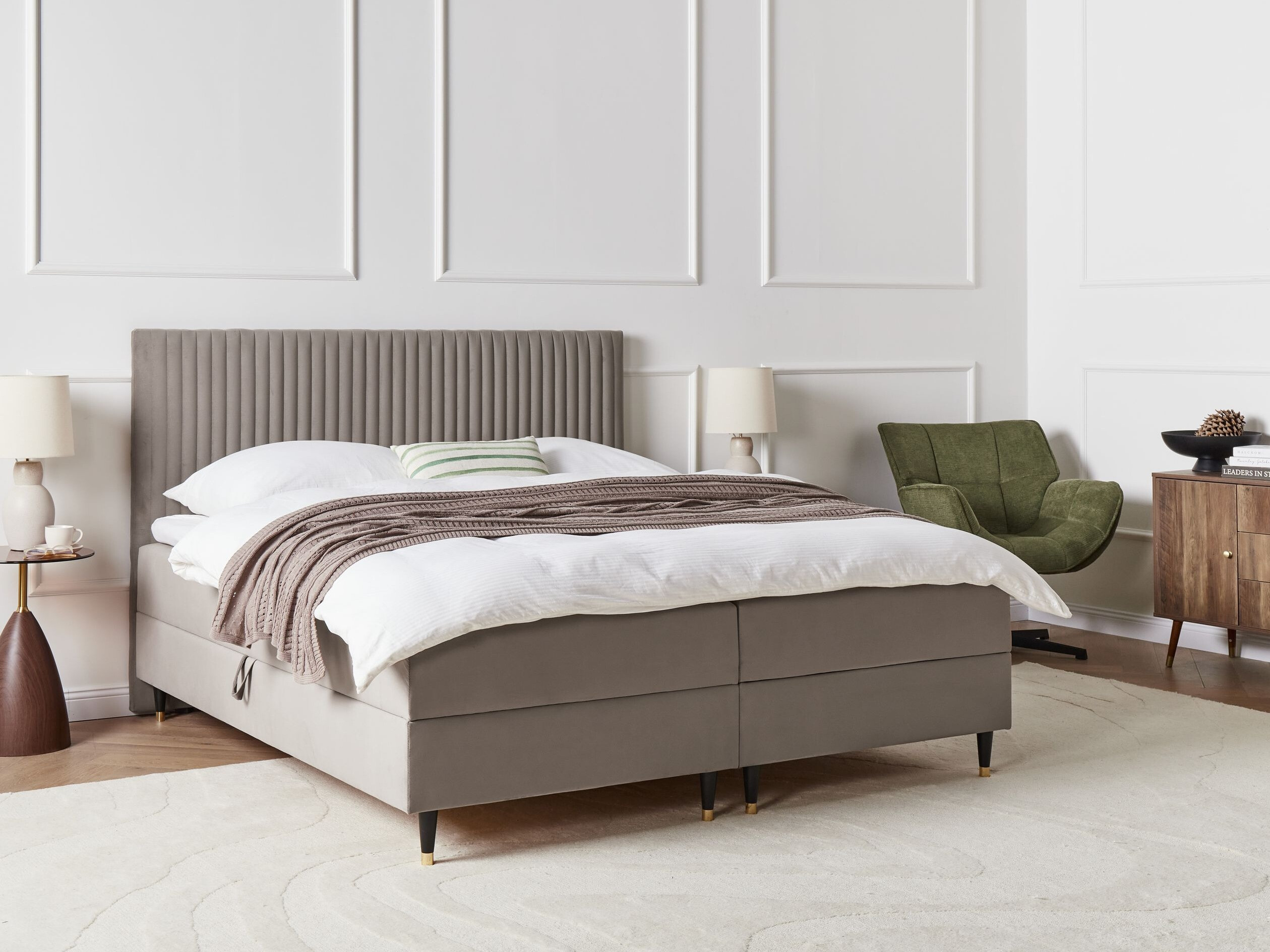 Boxspring krevet Berwyn 2969 (Taupe)