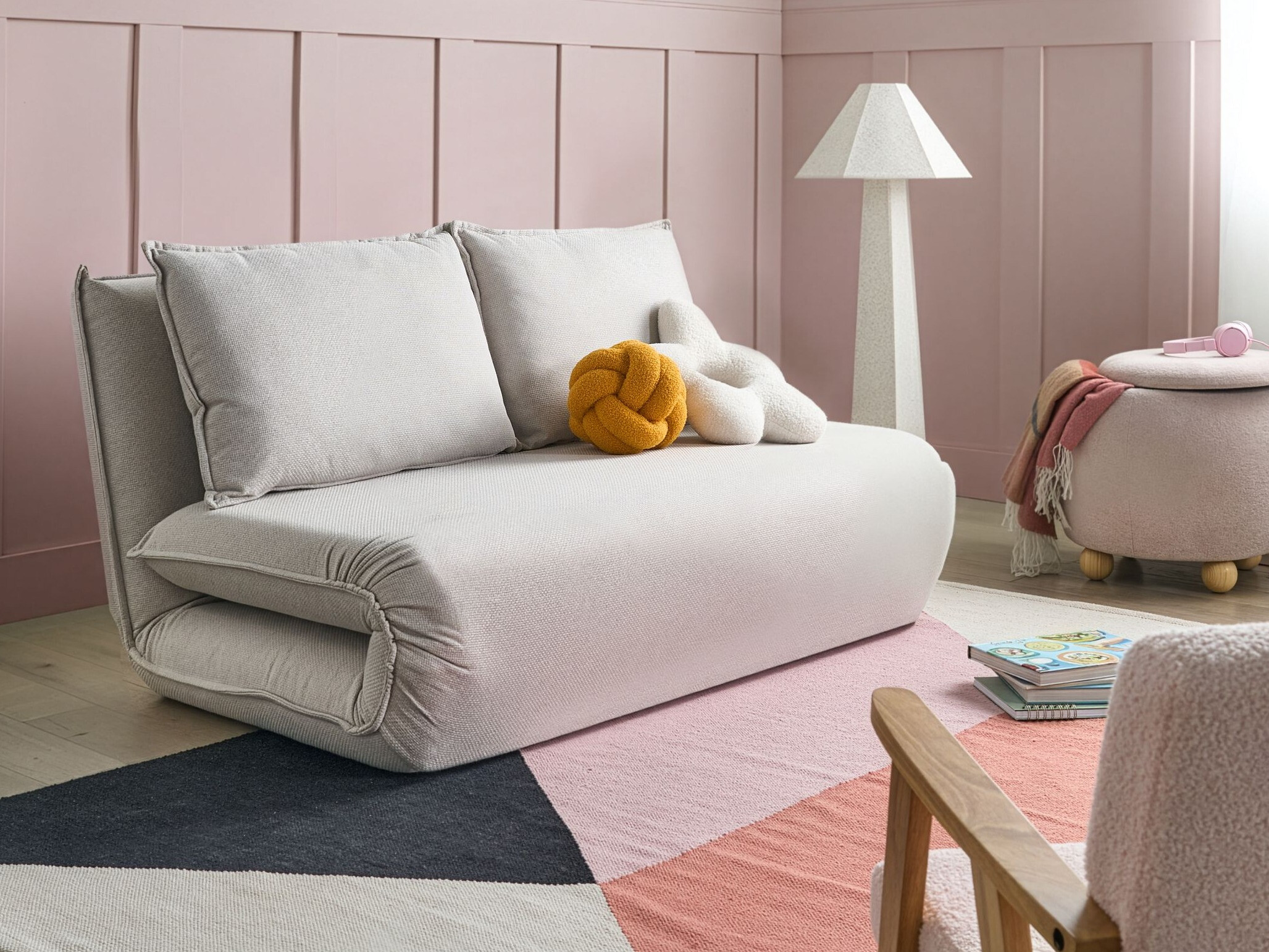 Sofa na razvlačenje Berwyn 2997 (Belo)