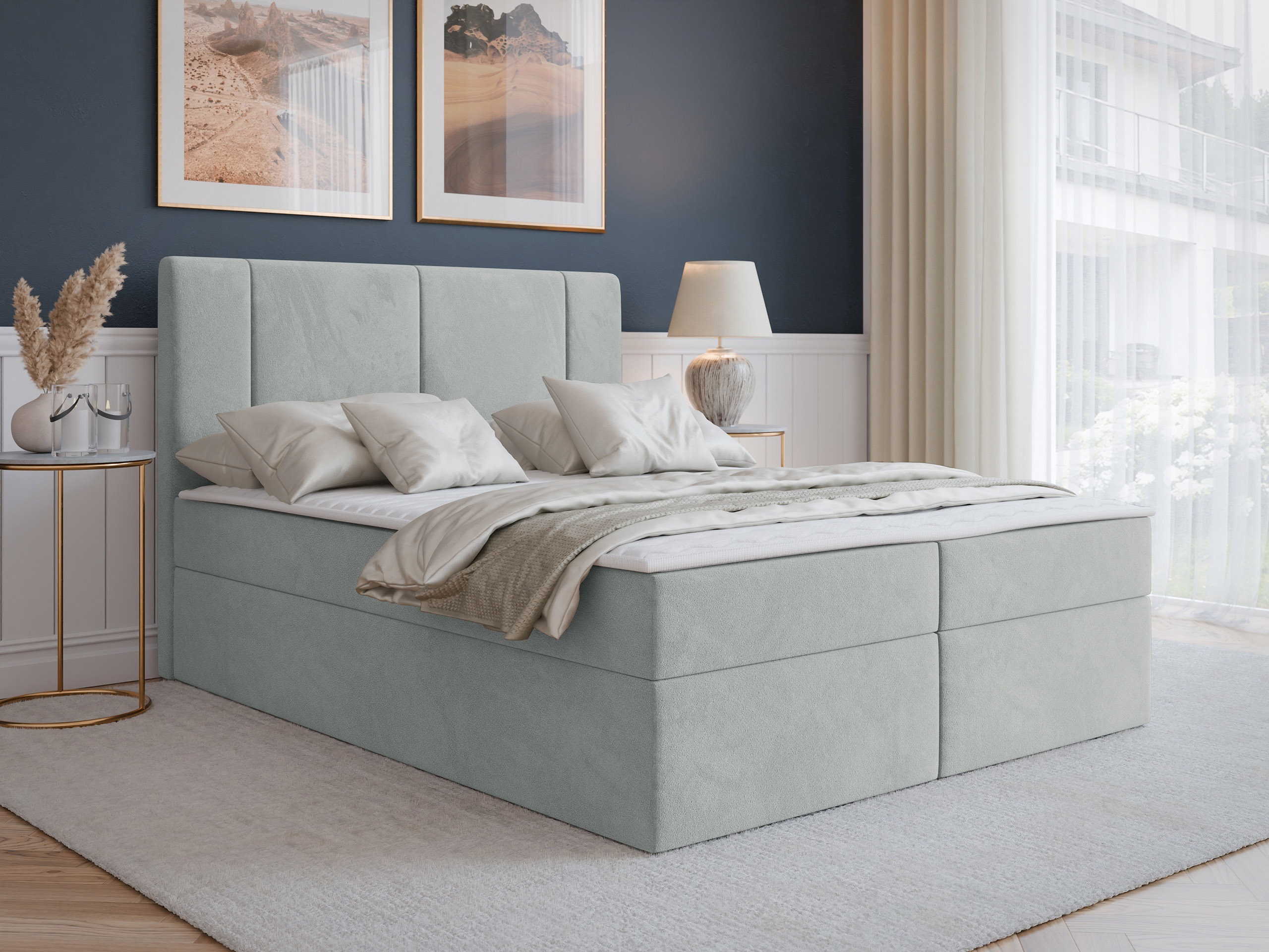 Boxspring krevet Zanesville 101 (Manila 14)