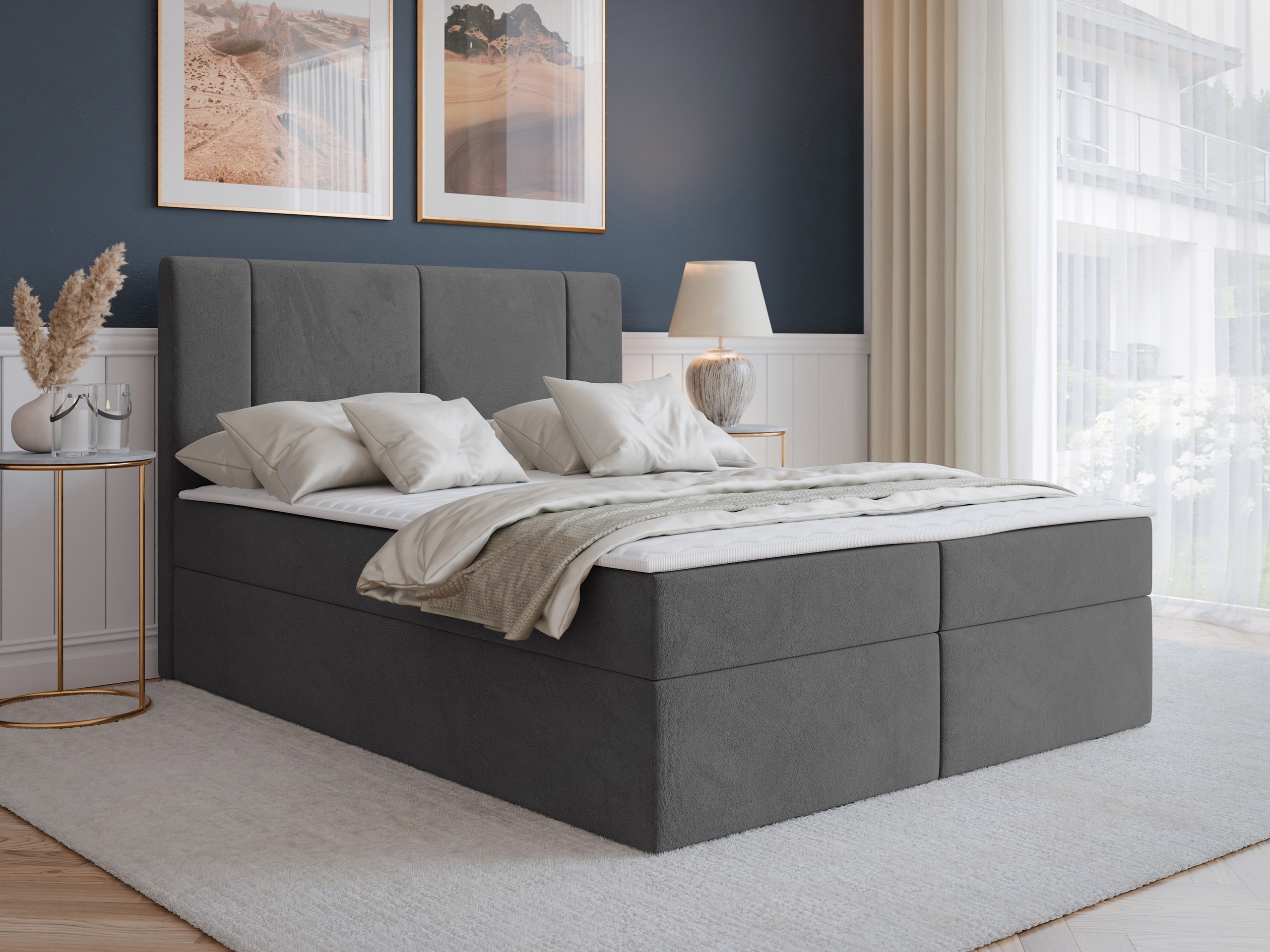 Boxspring krevet Zanesville 101 (Manila 16)