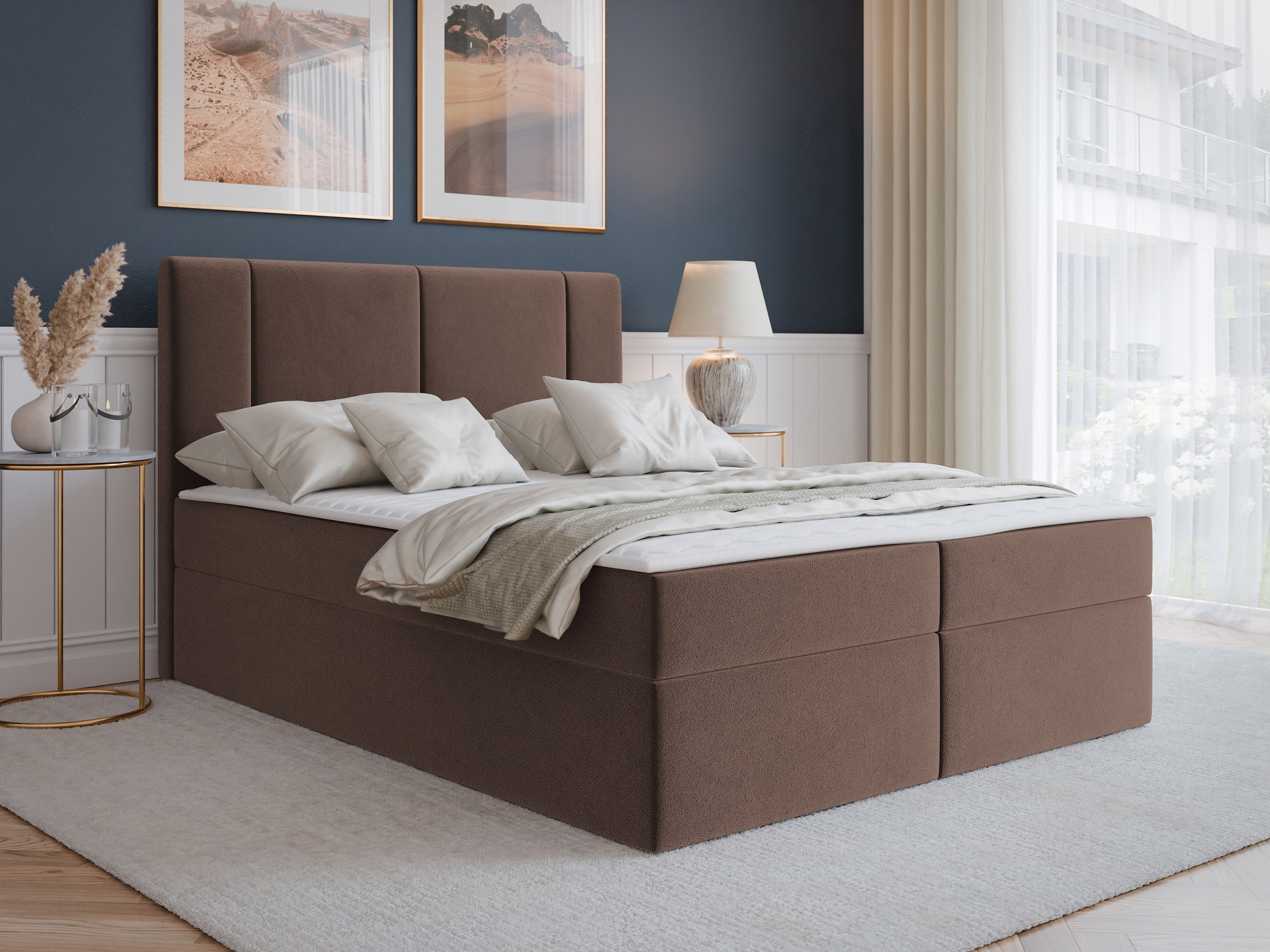 Boxspring krevet Zanesville 101 (Manila 22)