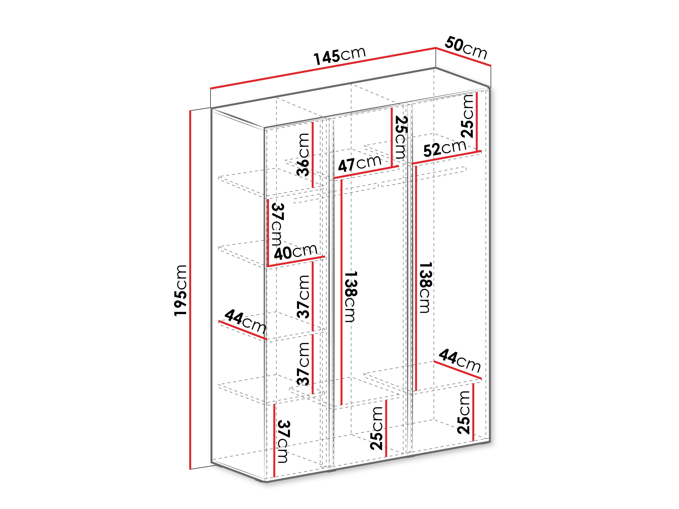 Ormar Fiosono 100 (Bež + Svetli javor)