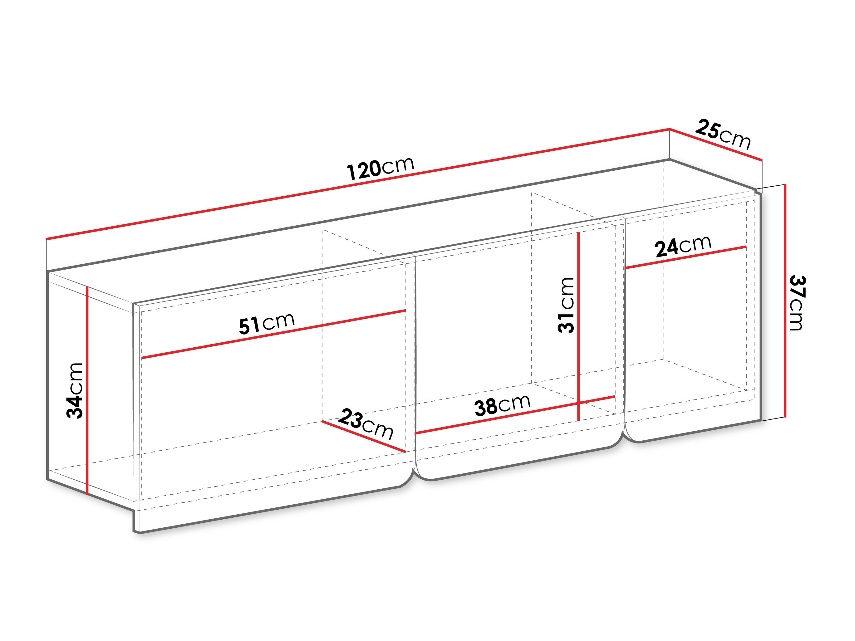 Zidni ormarić Fiosono 111 (Prašnjavo zelena + Hrast)