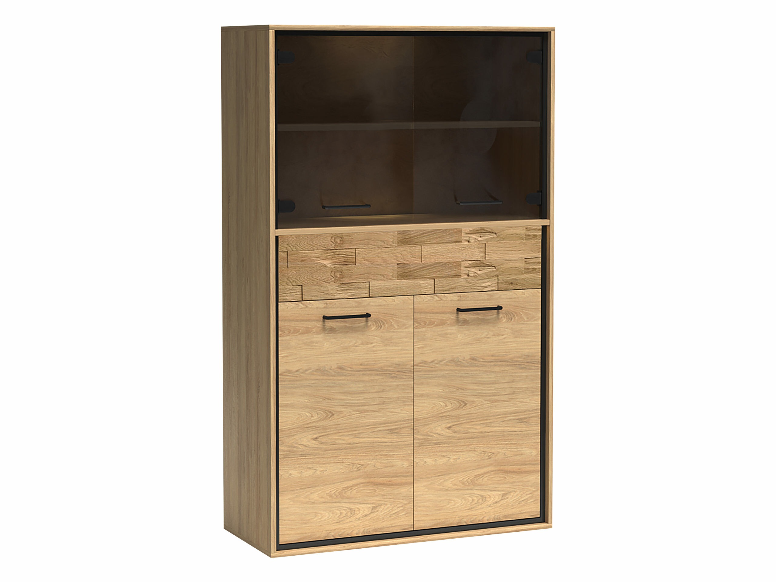 Polica Etrmoni 107 (Svetlo drvo + Hrast)