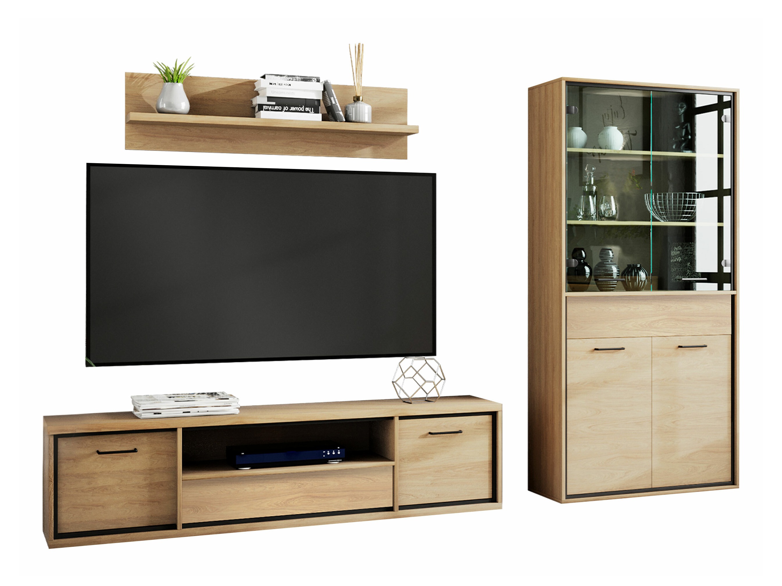 Set za dnevnu sobu Etrmoni 119 (Svetlo drvo)