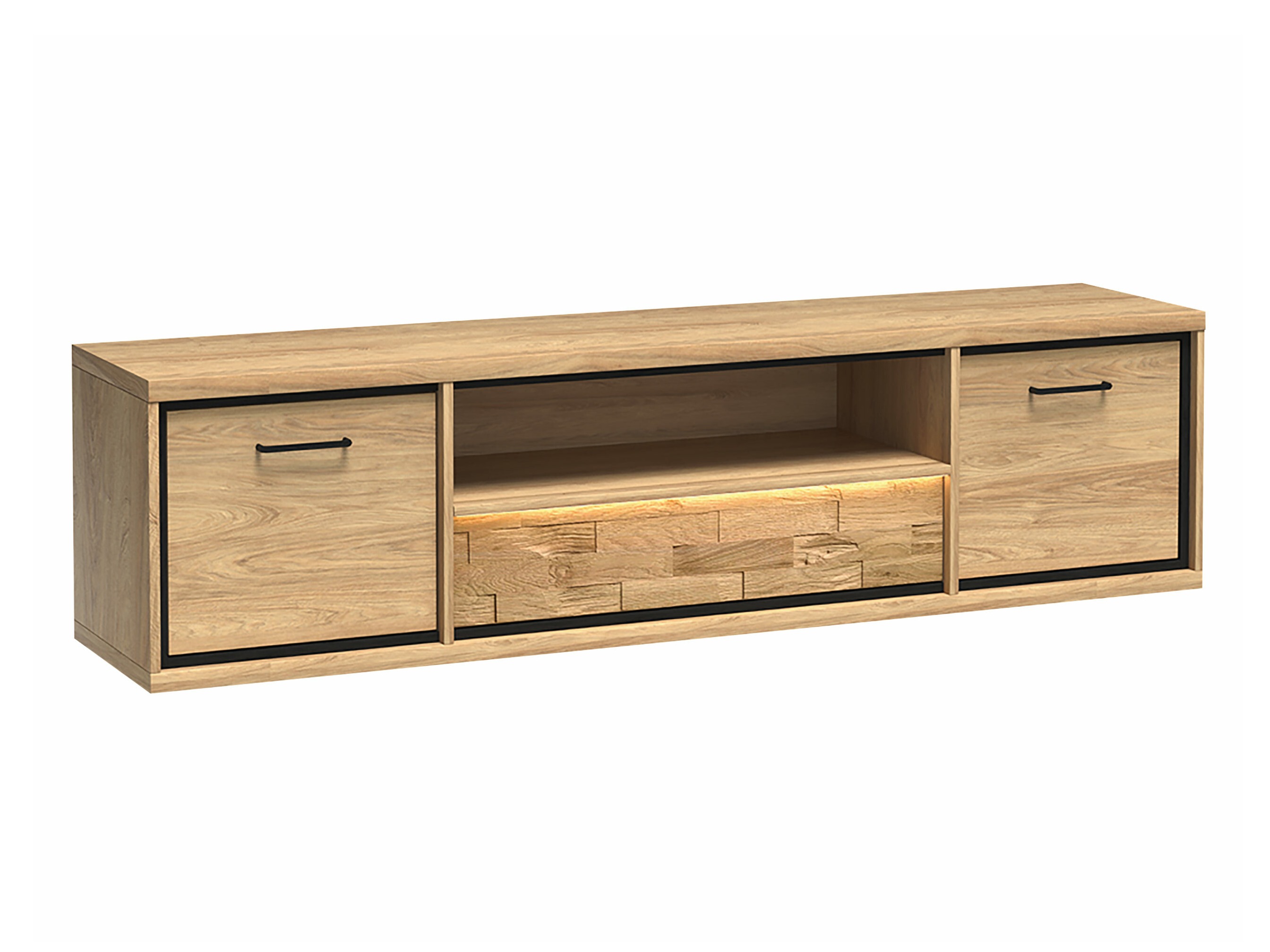 TV komoda Etrmoni 111 (Svetlo drvo + Hrast)