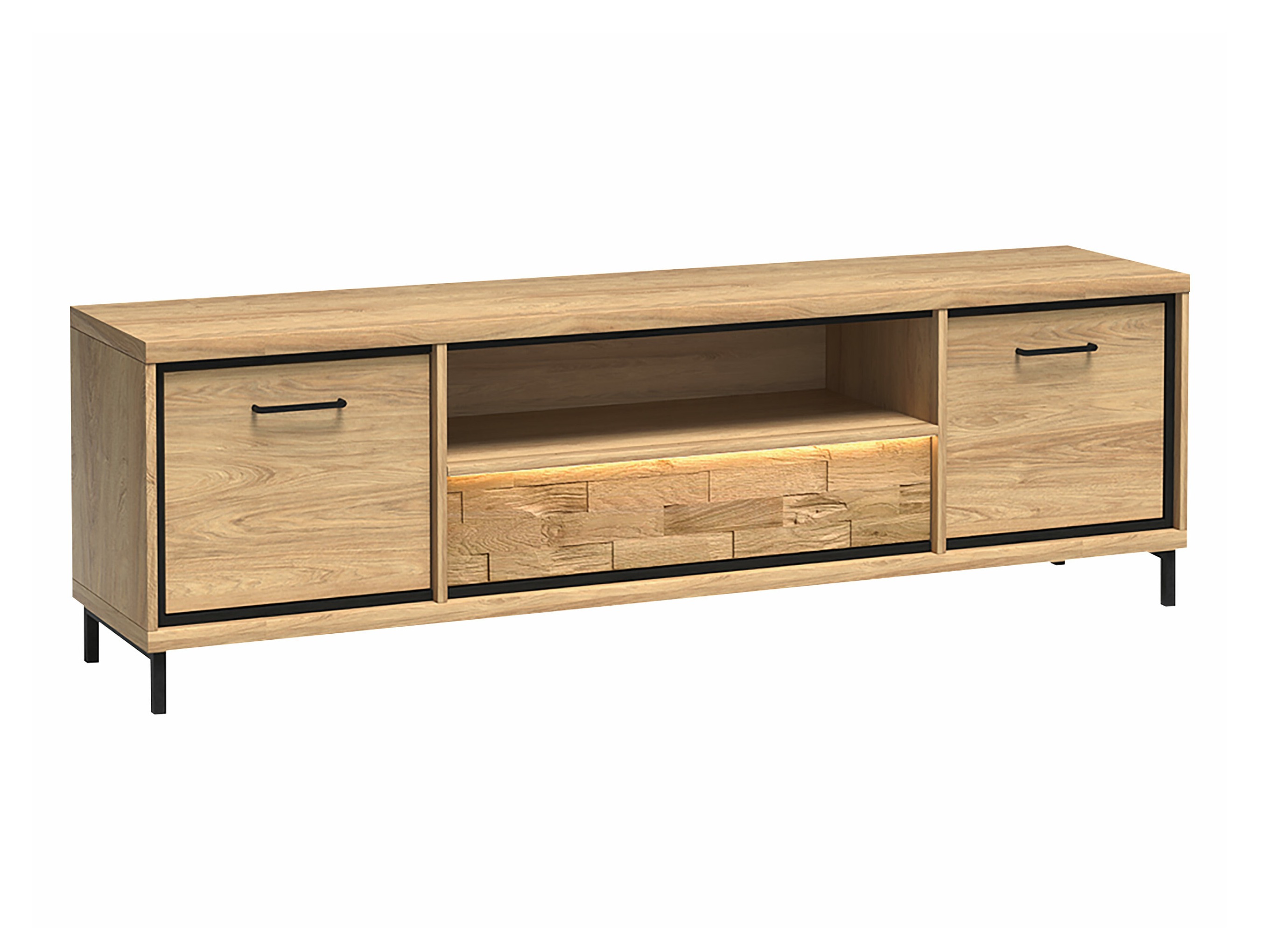 TV komoda Etrmoni 111 (Svetlo drvo + Hrast)