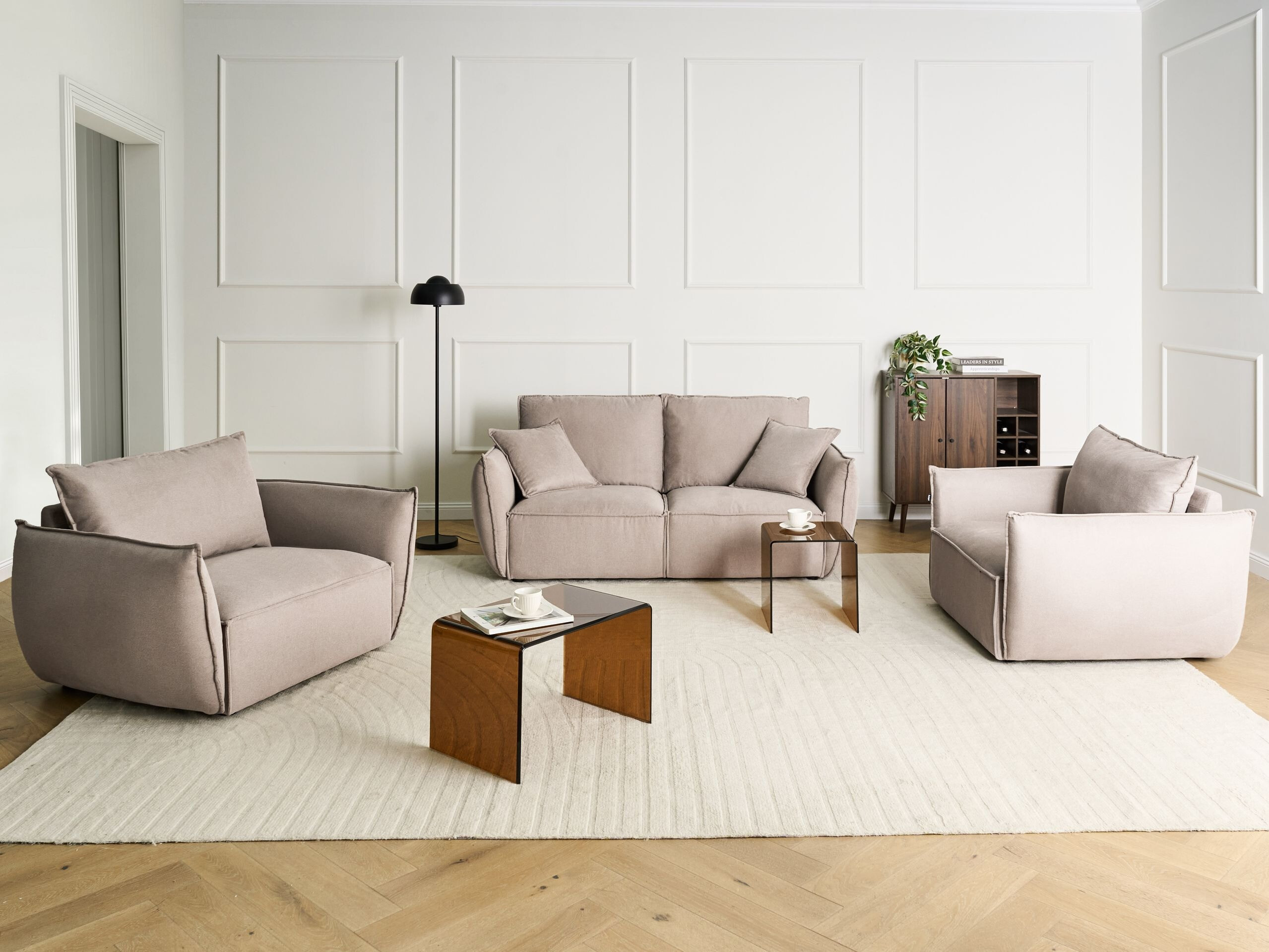 Set tapaciranog nameštaja Berwyn 3024 (Taupe)
