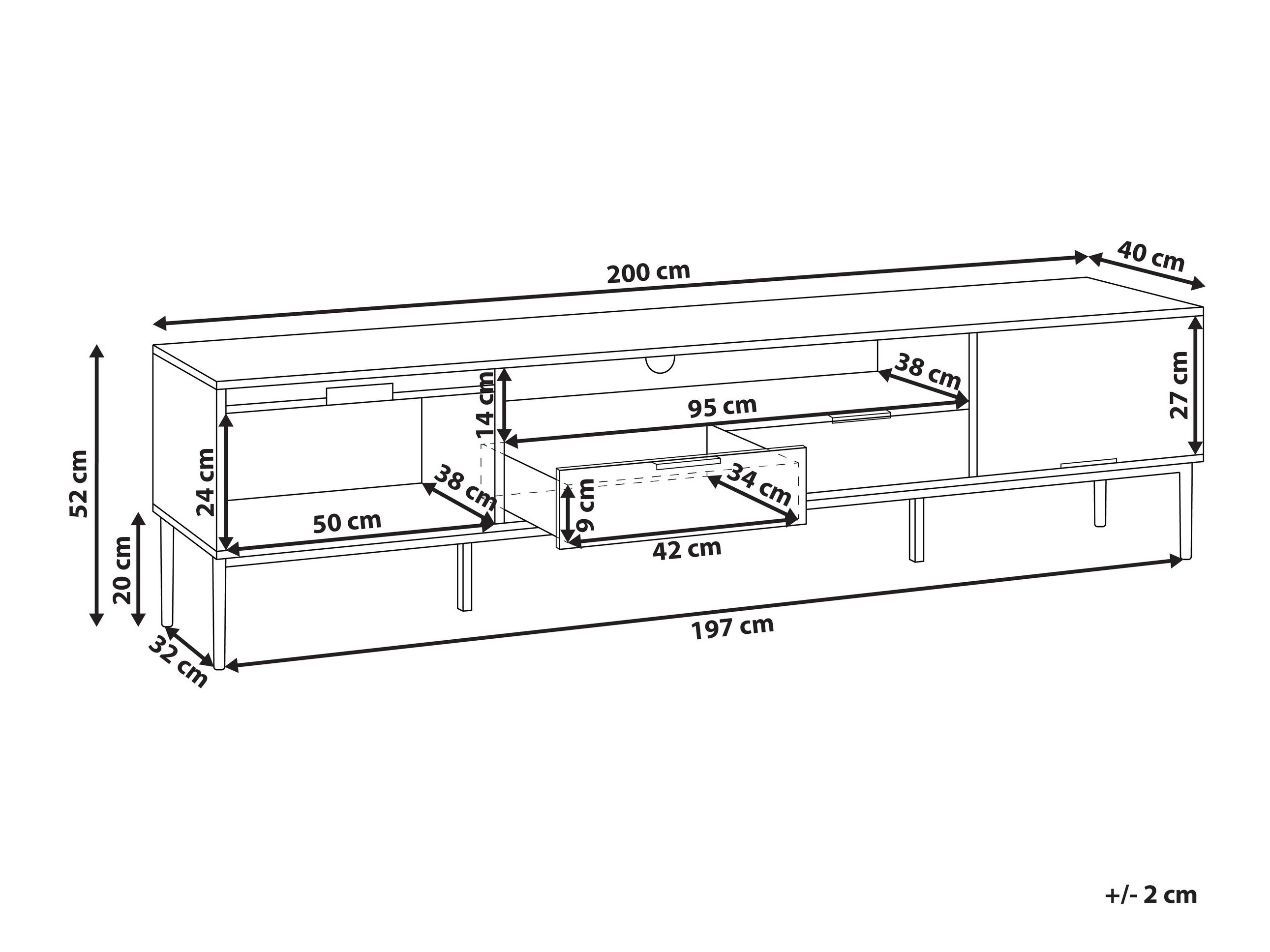 TV komoda Berwyn 3025