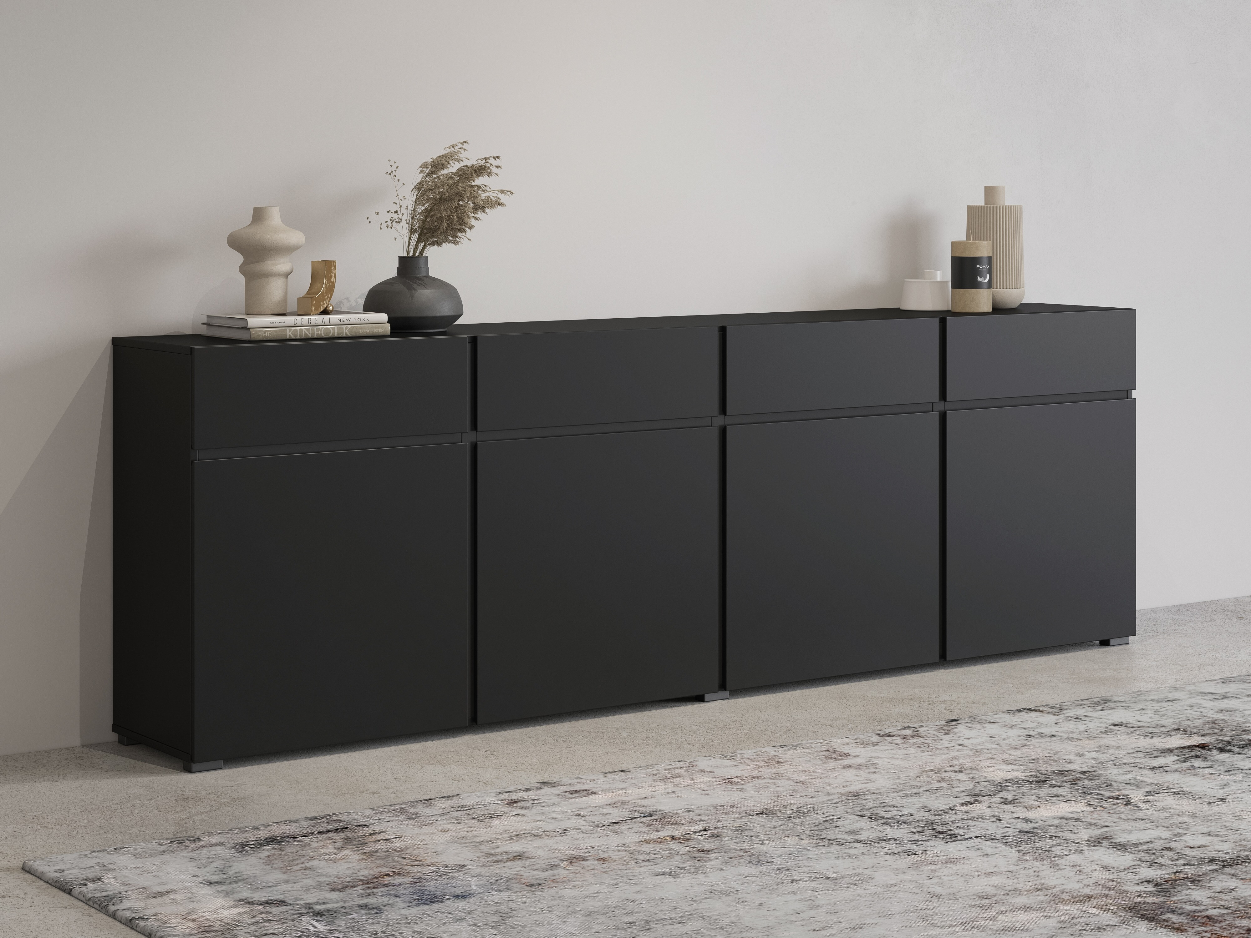 Komoda Alfere 100 (Crno)