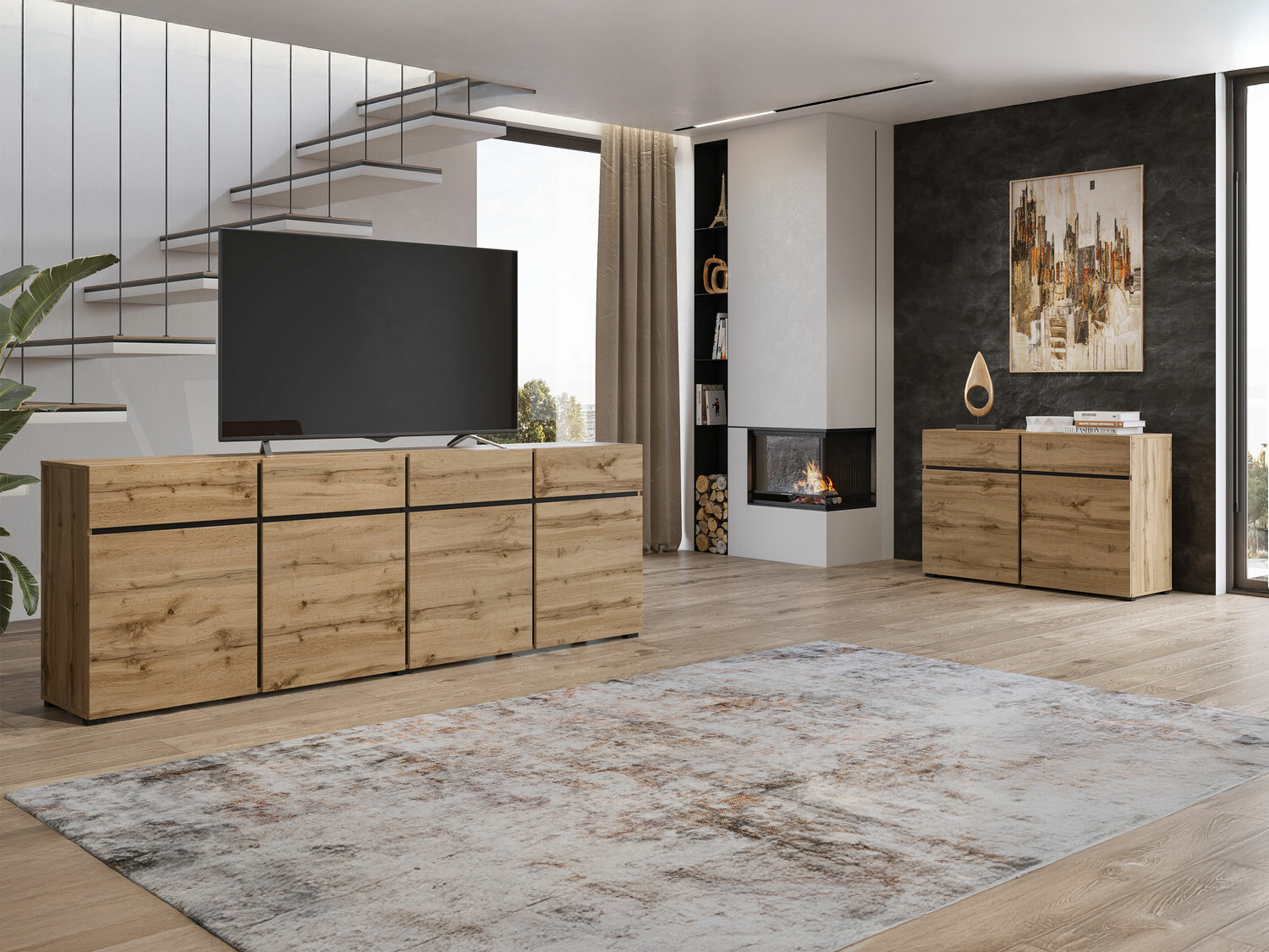 Komoda Alfere 100 (Hrast Votan)