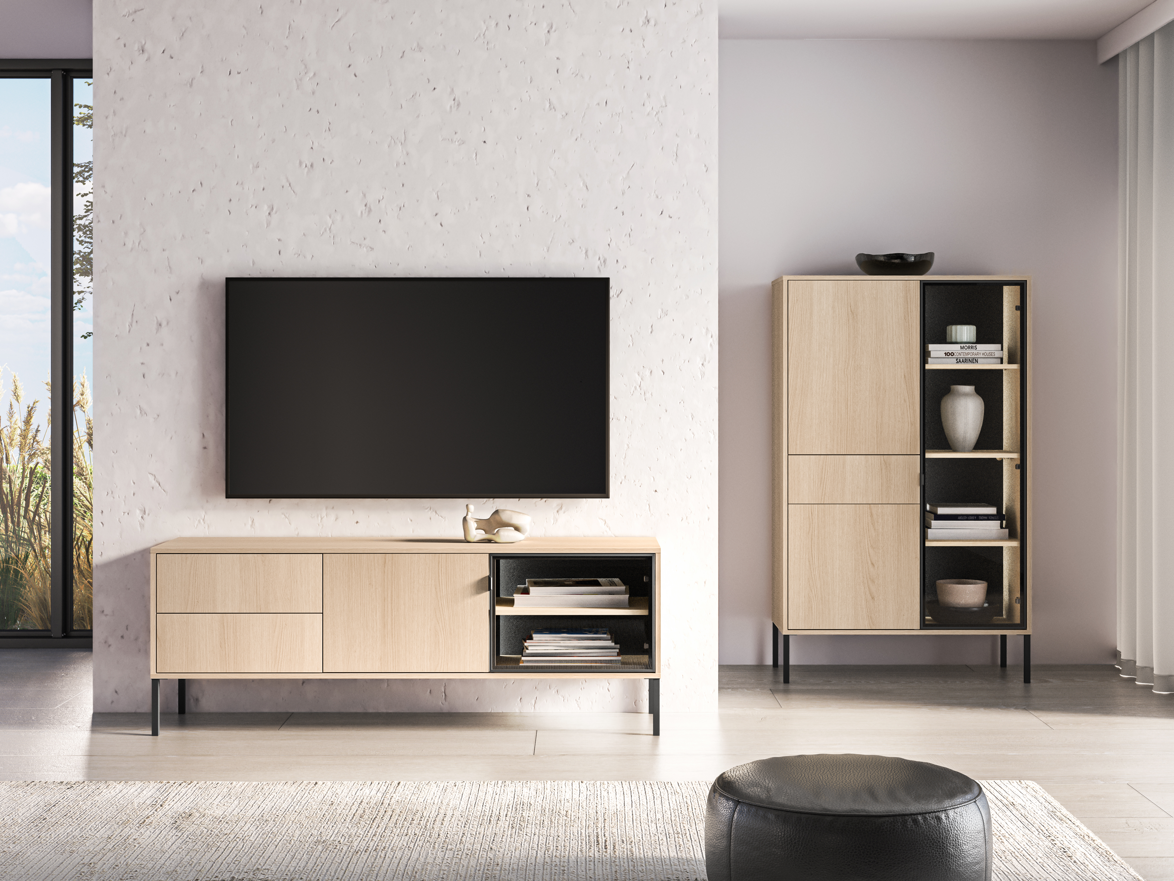 Set za dnevnu sobu Virsalo 105 (Hrast)