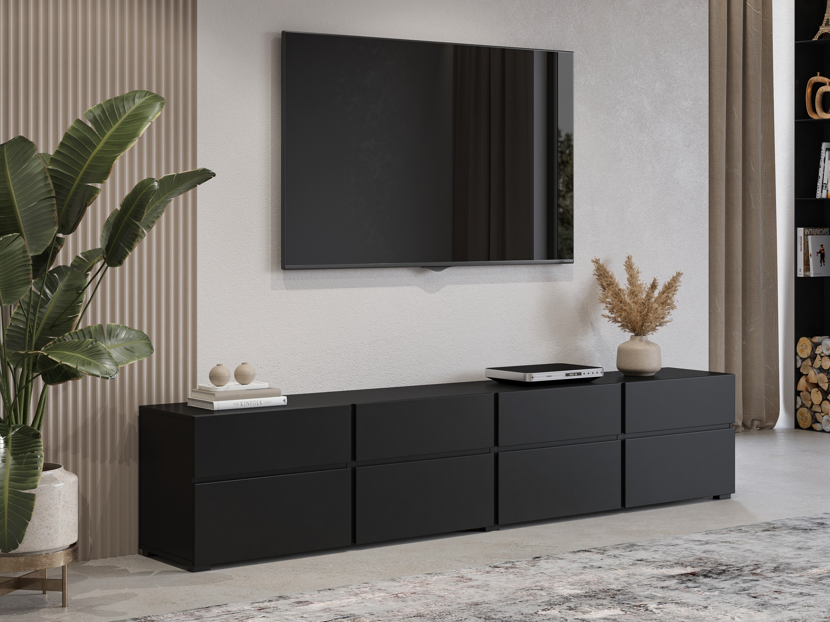 TV komoda Alfere 101 (Crno)