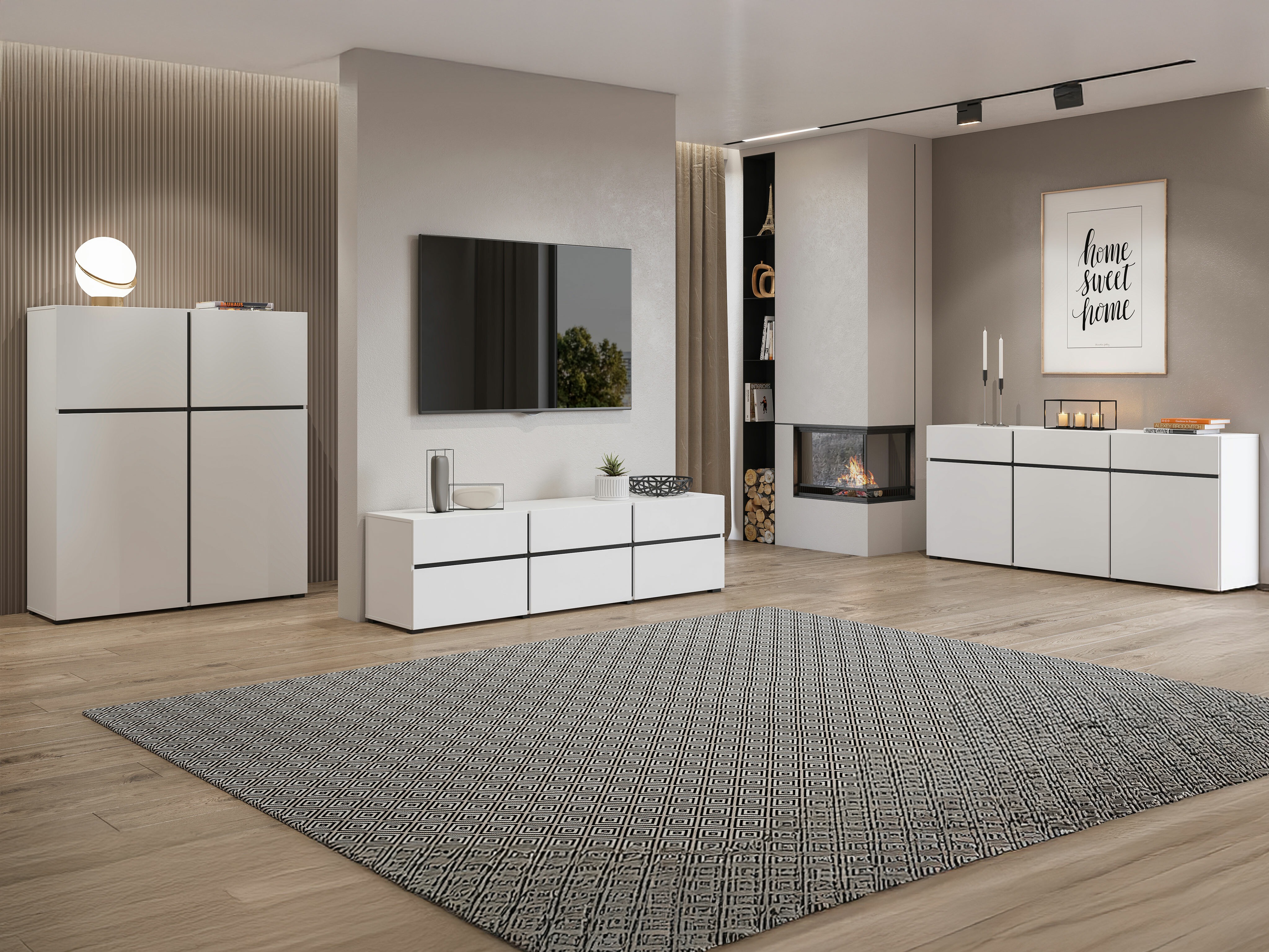 Komoda Alfere 103 (Belo)