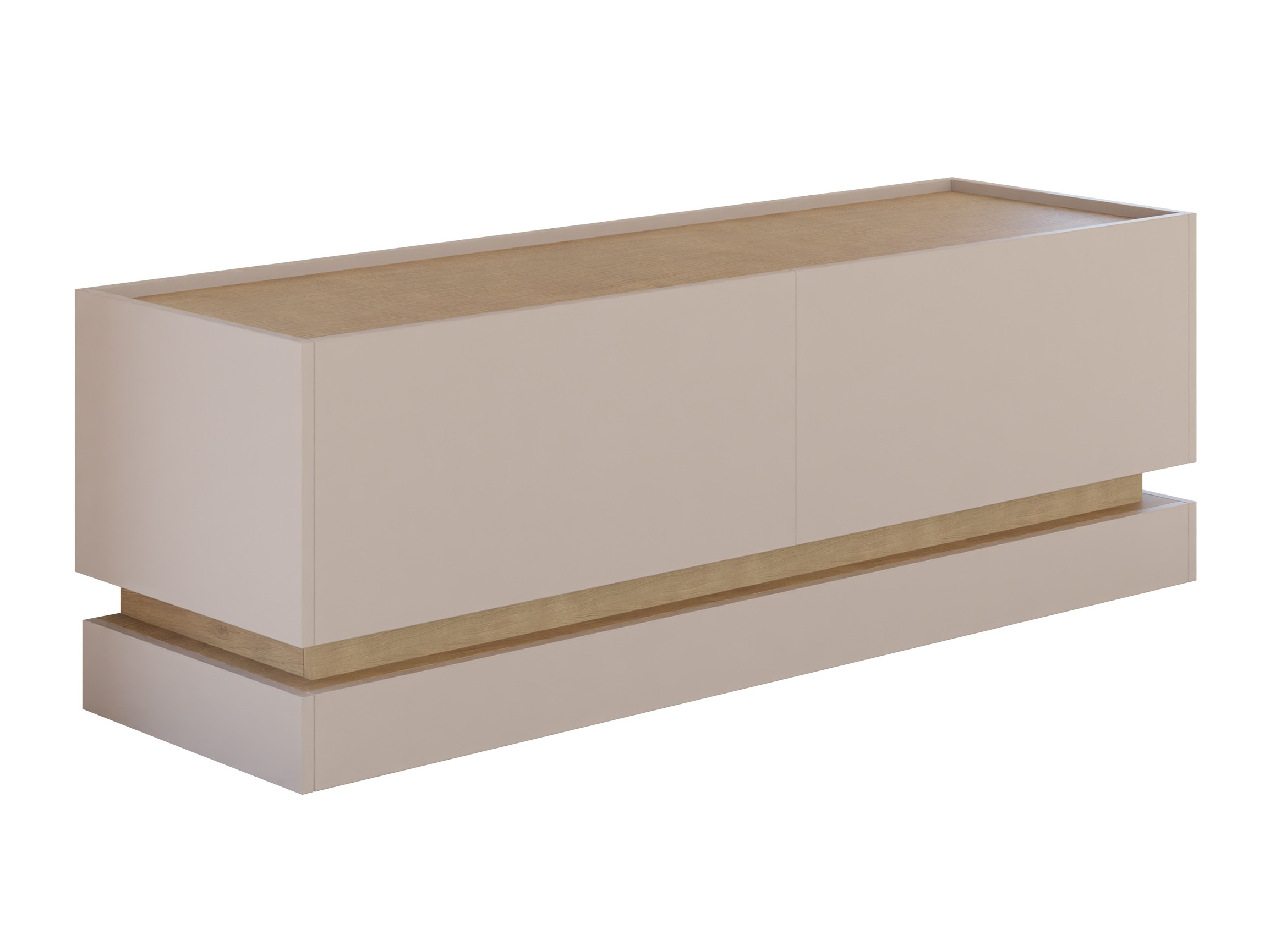 TV komoda Comfivo Dalvenu 105 (Svetlo smeđa + Hrast)