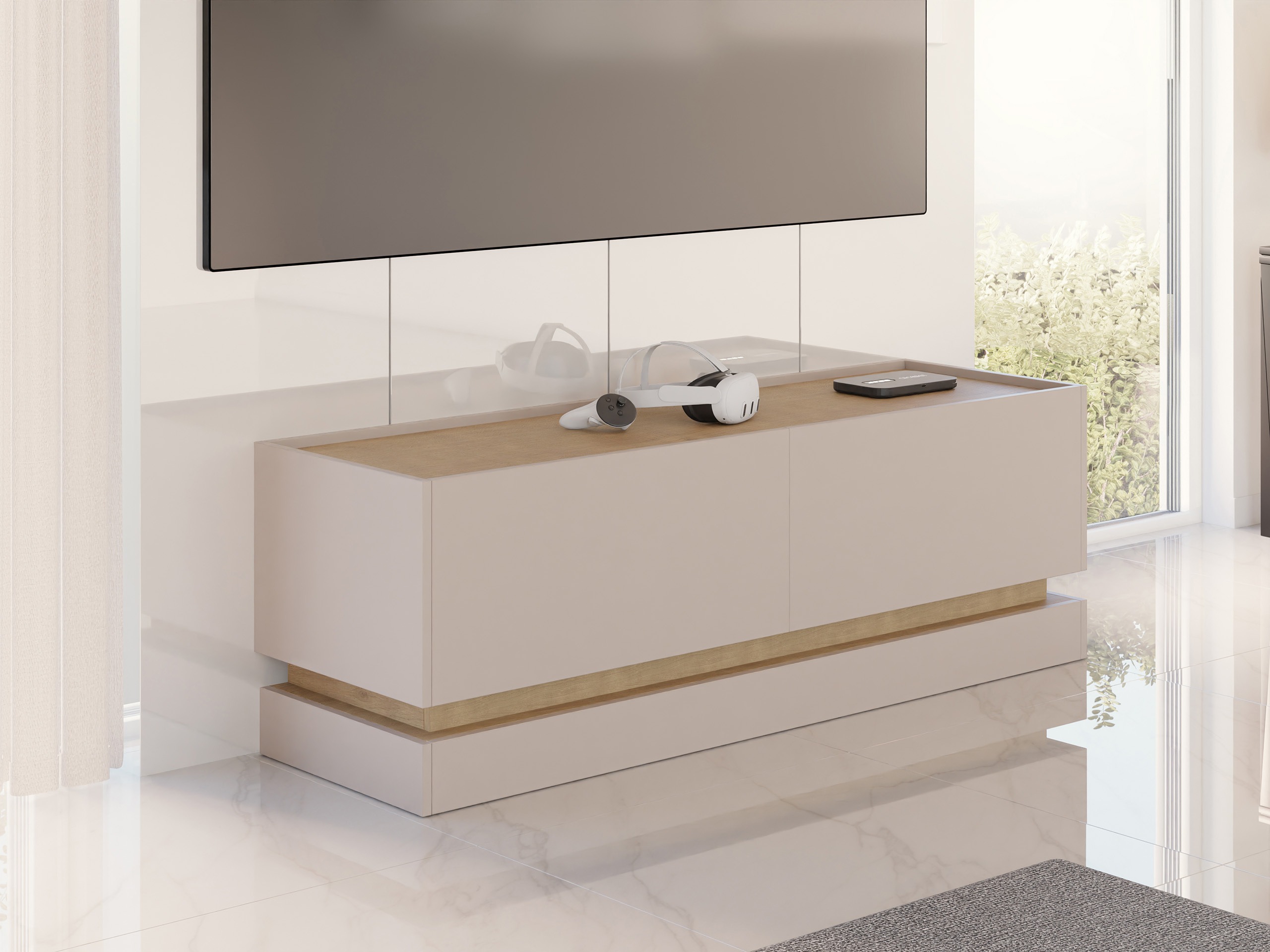 TV komoda Comfivo Tilia I (Kašmir + Hrast)