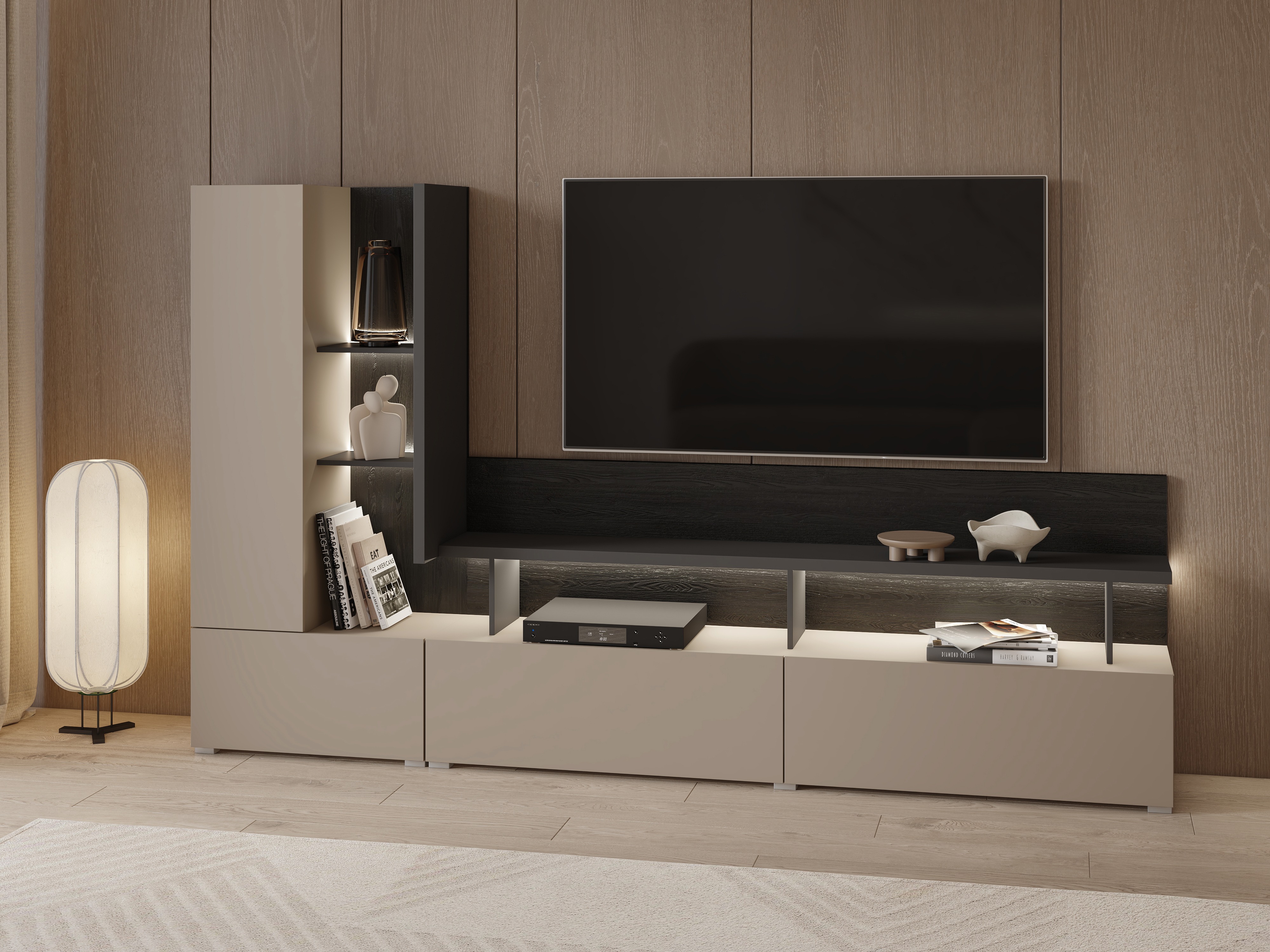Set za dnevnu sobu Virvele 101 (Congo + Antracit)