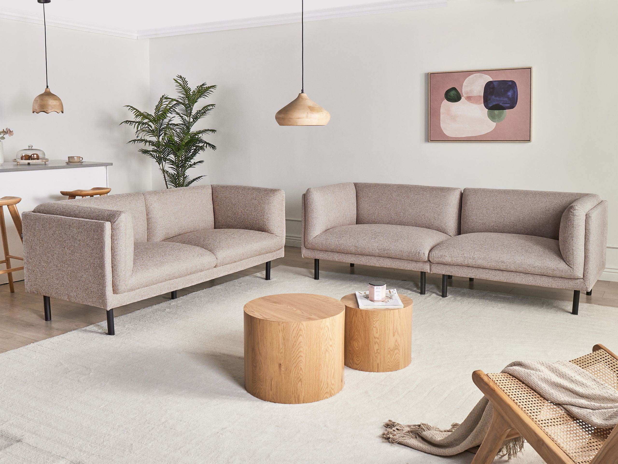 Sofa Berwyn 3082 (Svetlo smeđa)
