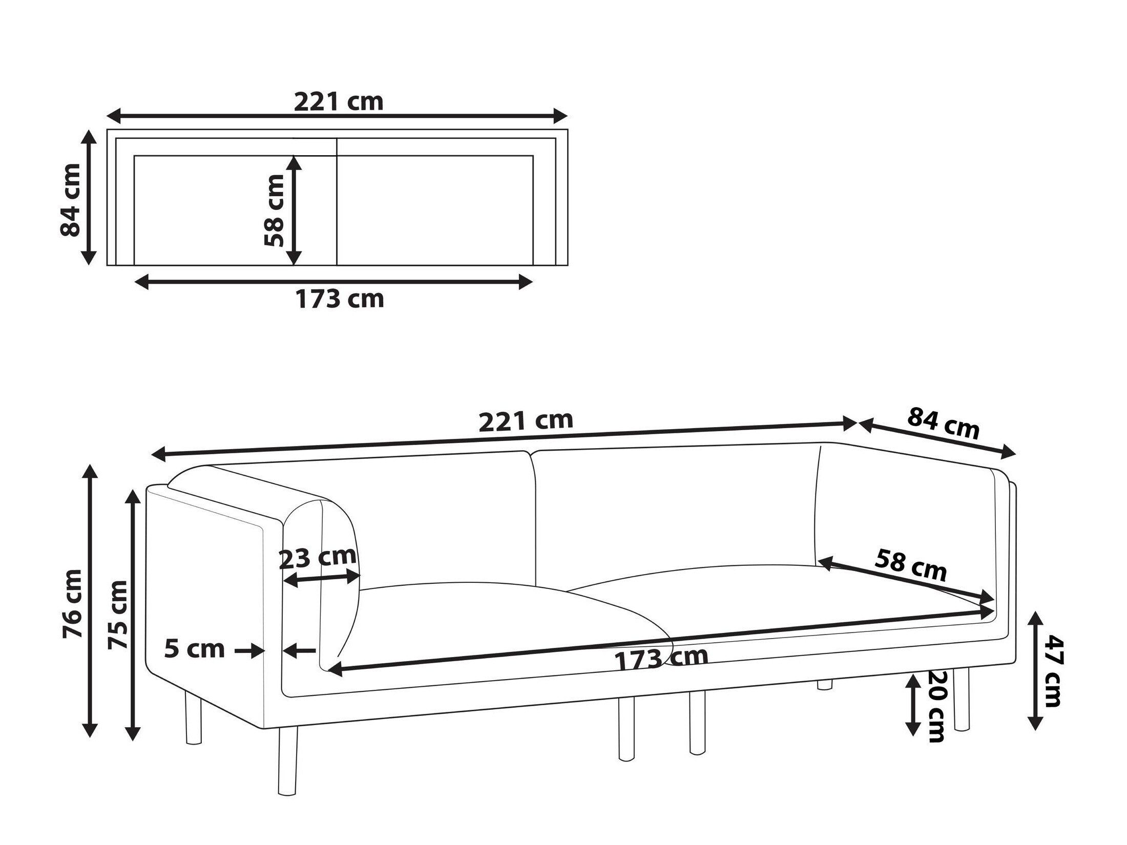 Sofa Berwyn 3082 (Belo)