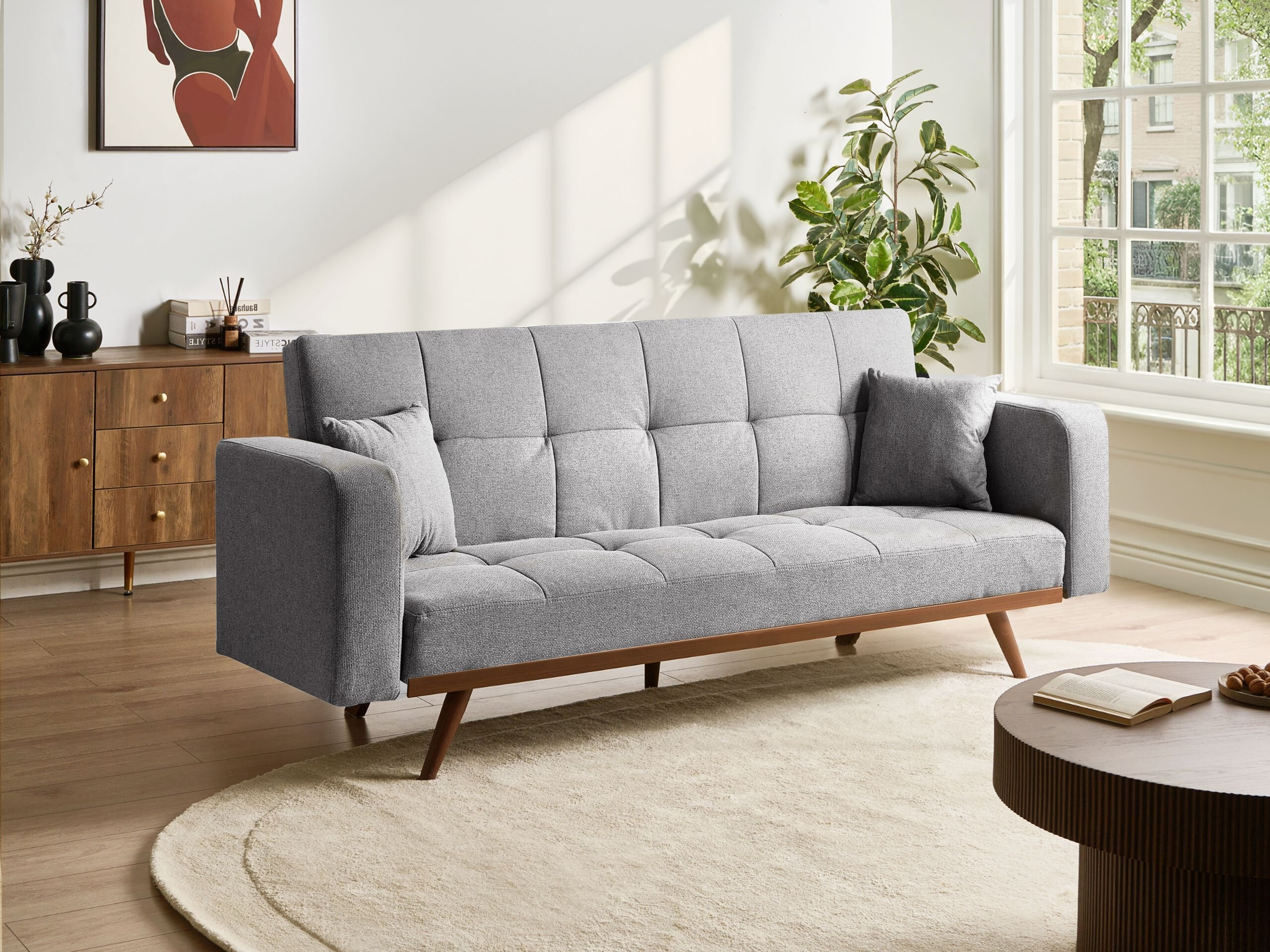 Sofa na razvlačenje Berwyn 3123 (Sivo)