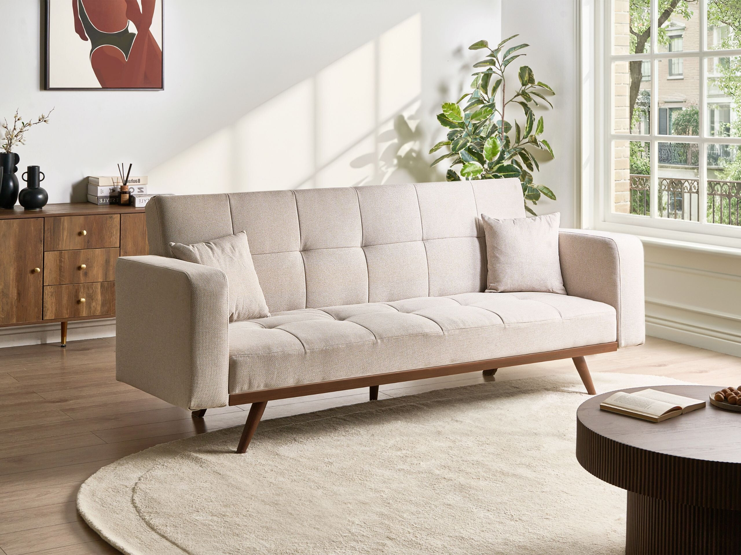 Sofa na razvlačenje Berwyn 3123 (Svetlo bež)