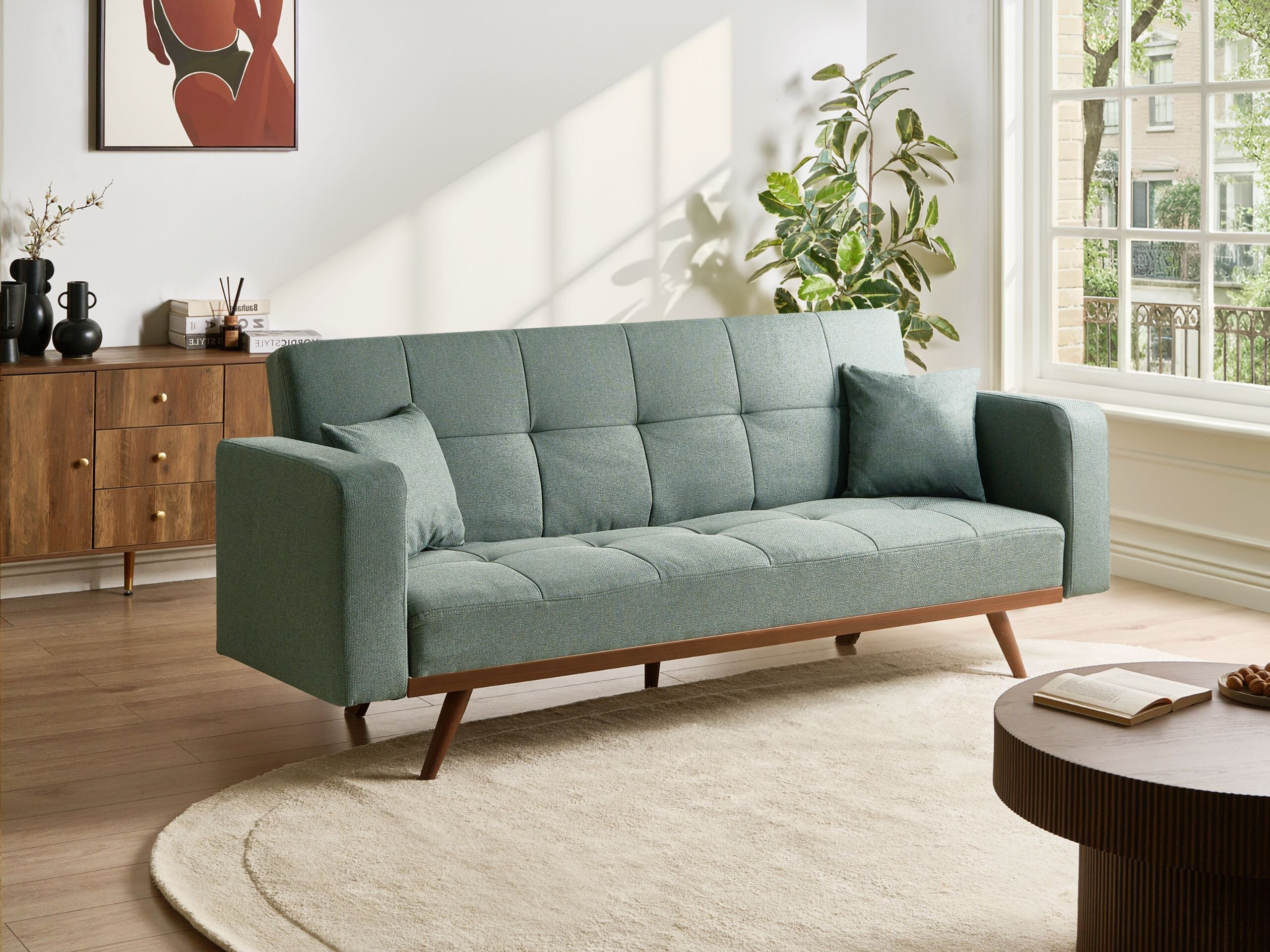 Sofa na razvlačenje Berwyn 3123 (Zelena)