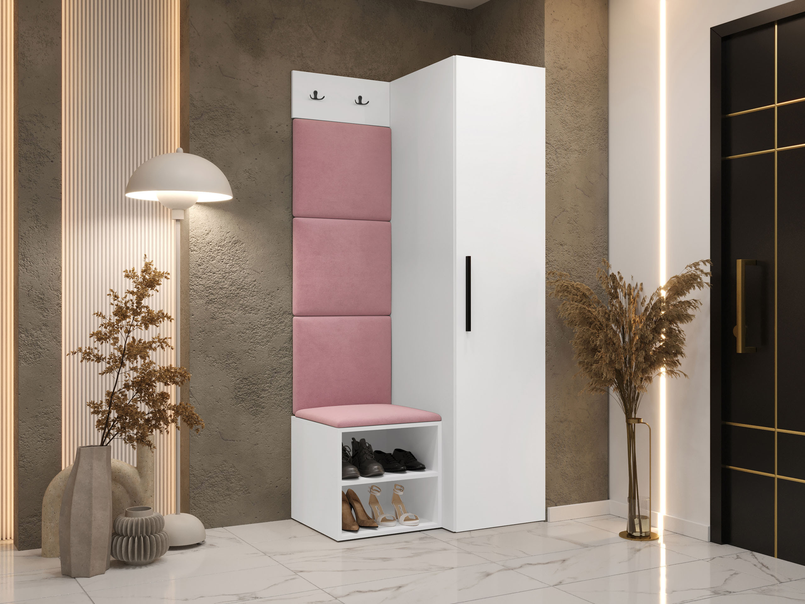 Set za hodnik Hartford 524 (Belo)