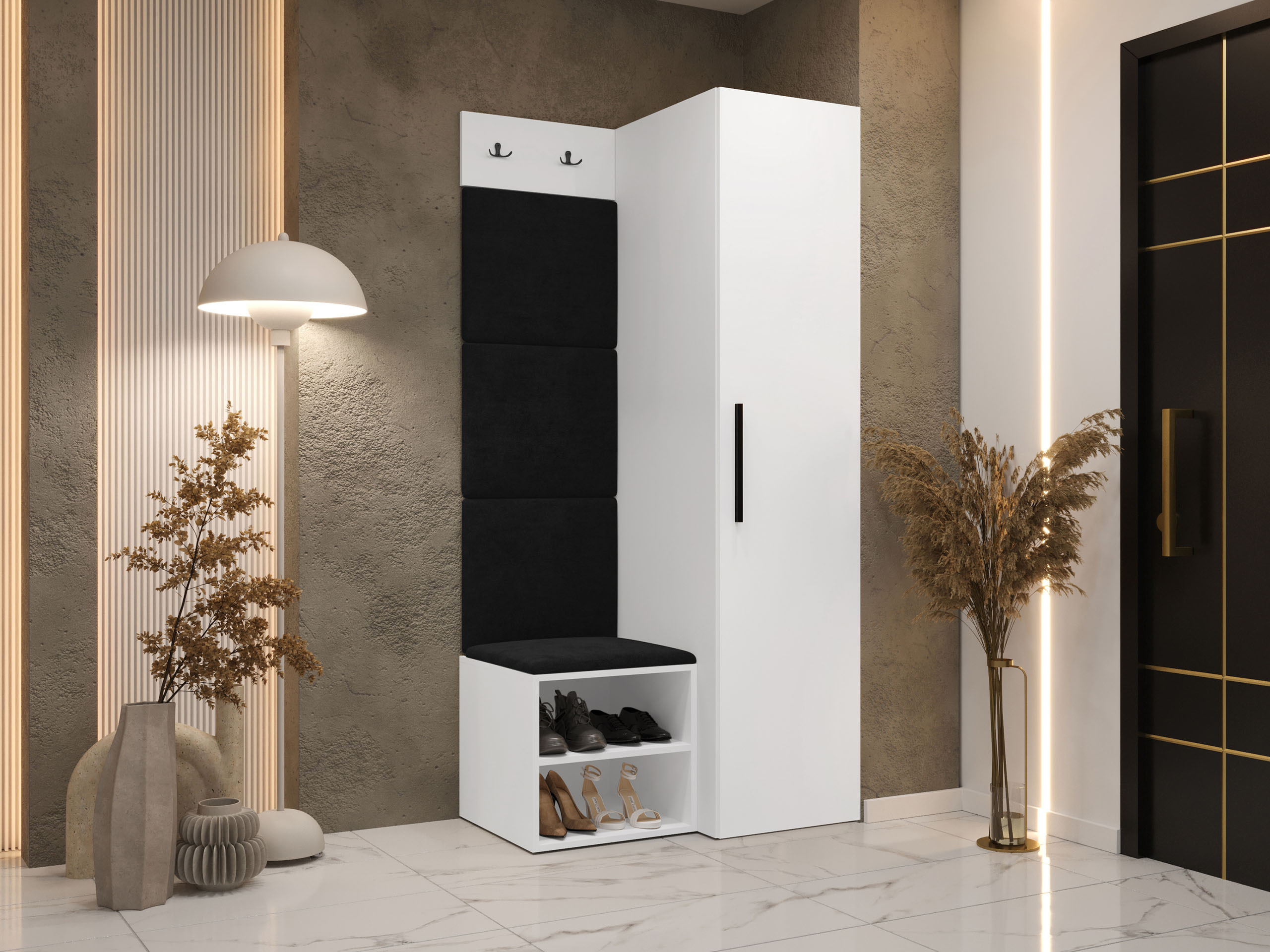 Set za hodnik Hartford 524 (Belo)