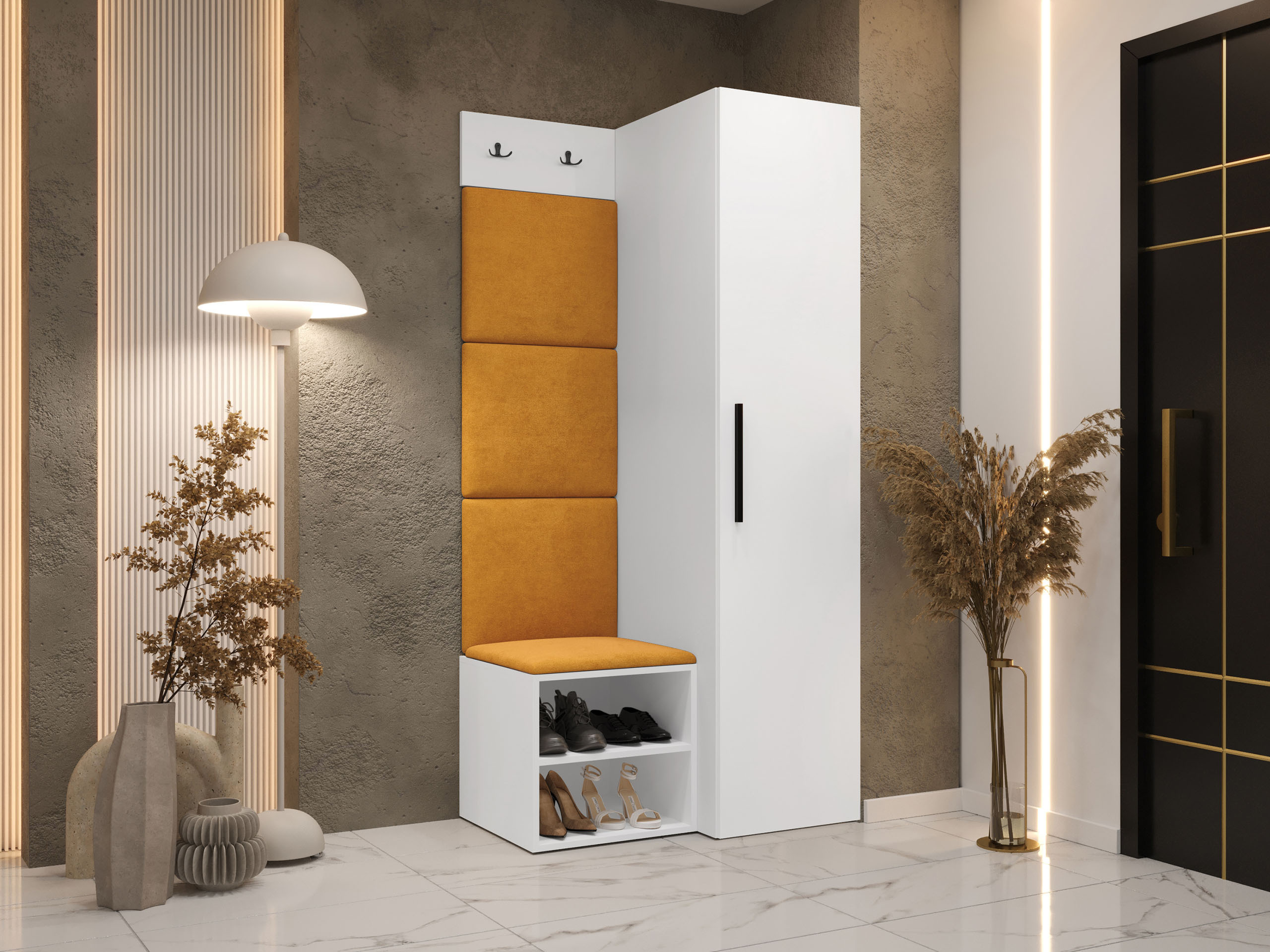 Set za hodnik Hartford 524 (Belo)