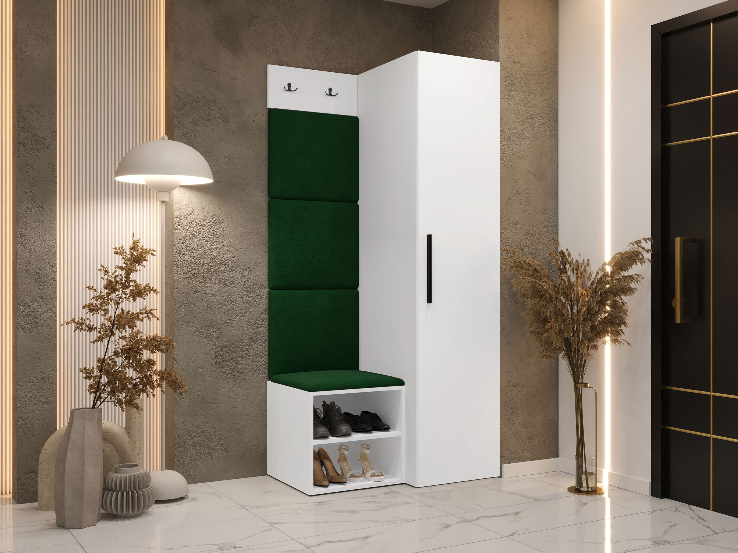 Set za hodnik Hartford 524 (Belo)