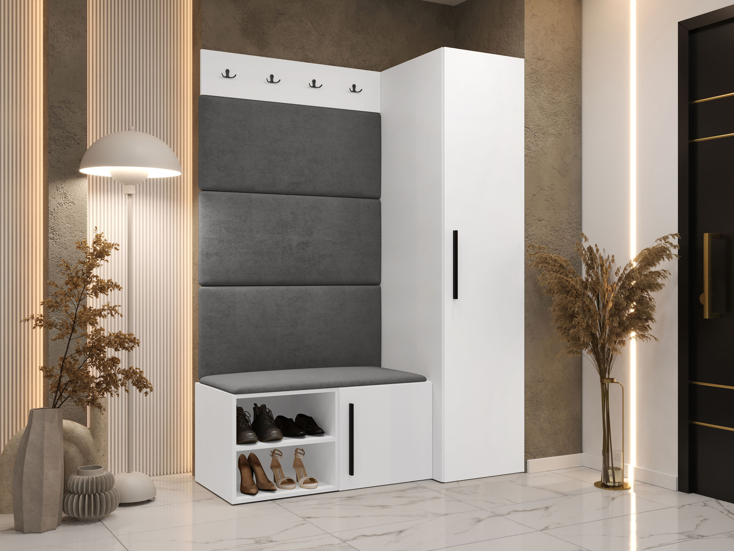 Set za hodnik Hartford 525 (Belo)