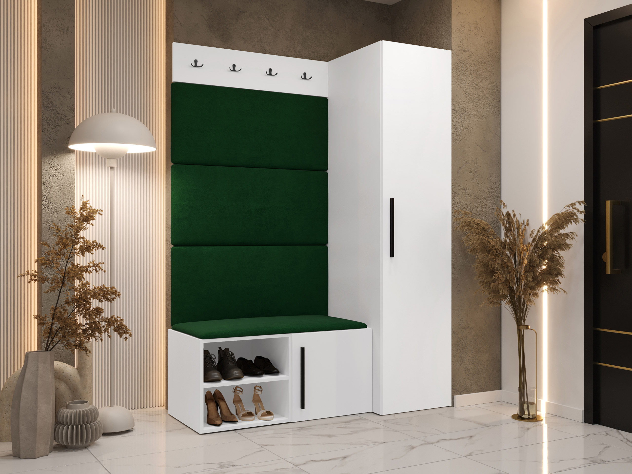 Set za hodnik Hartford 525 (Belo)