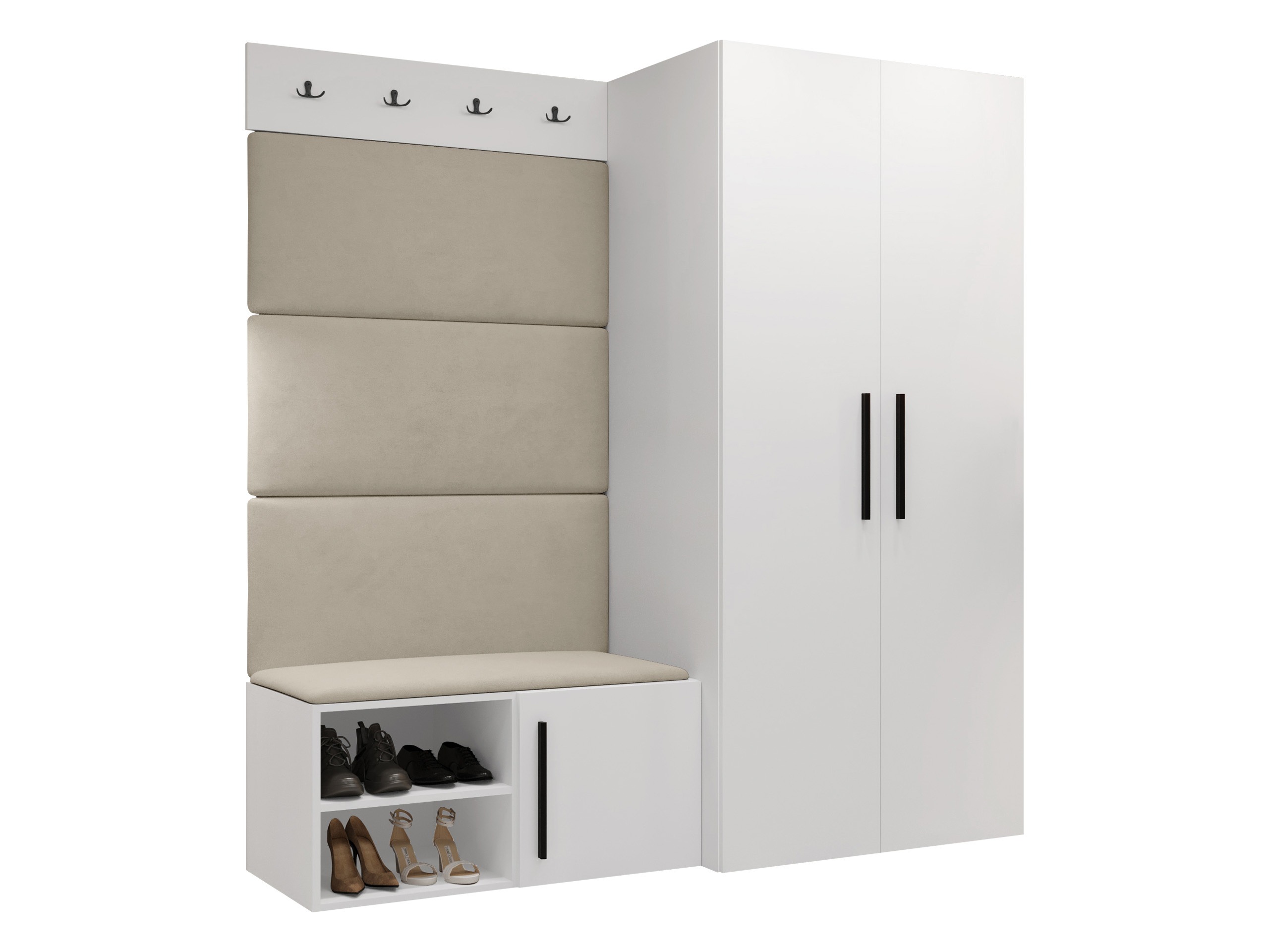 Set za hodnik Hartford 526 (Belo)