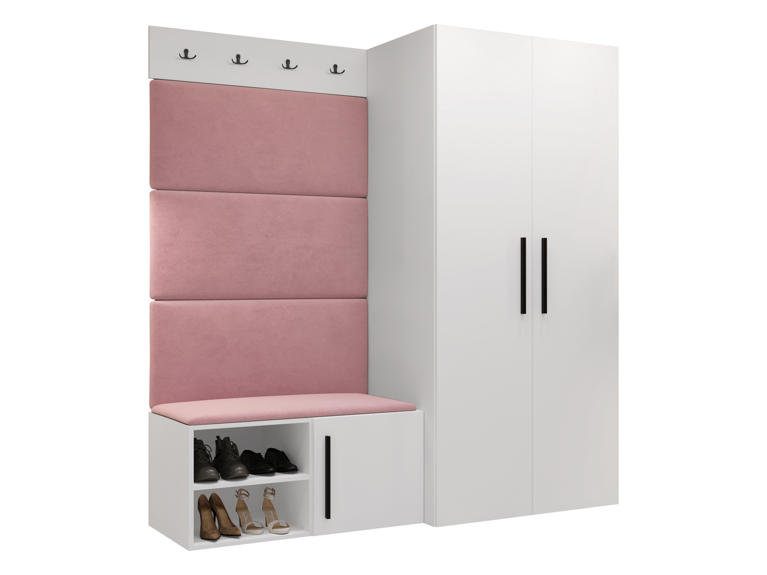 Set za hodnik Hartford 526 (Belo)