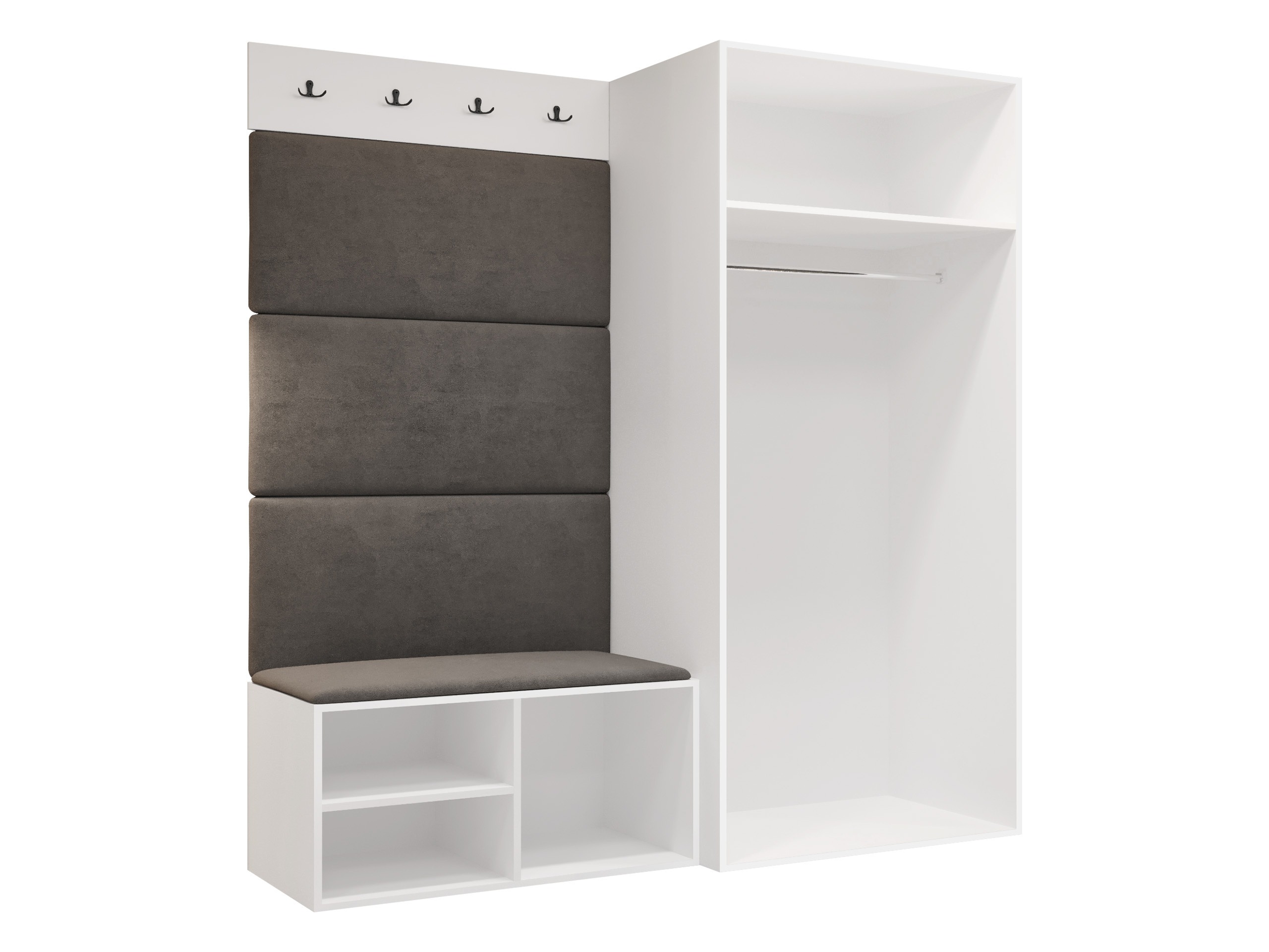 Set za hodnik Hartford 526 (Belo)