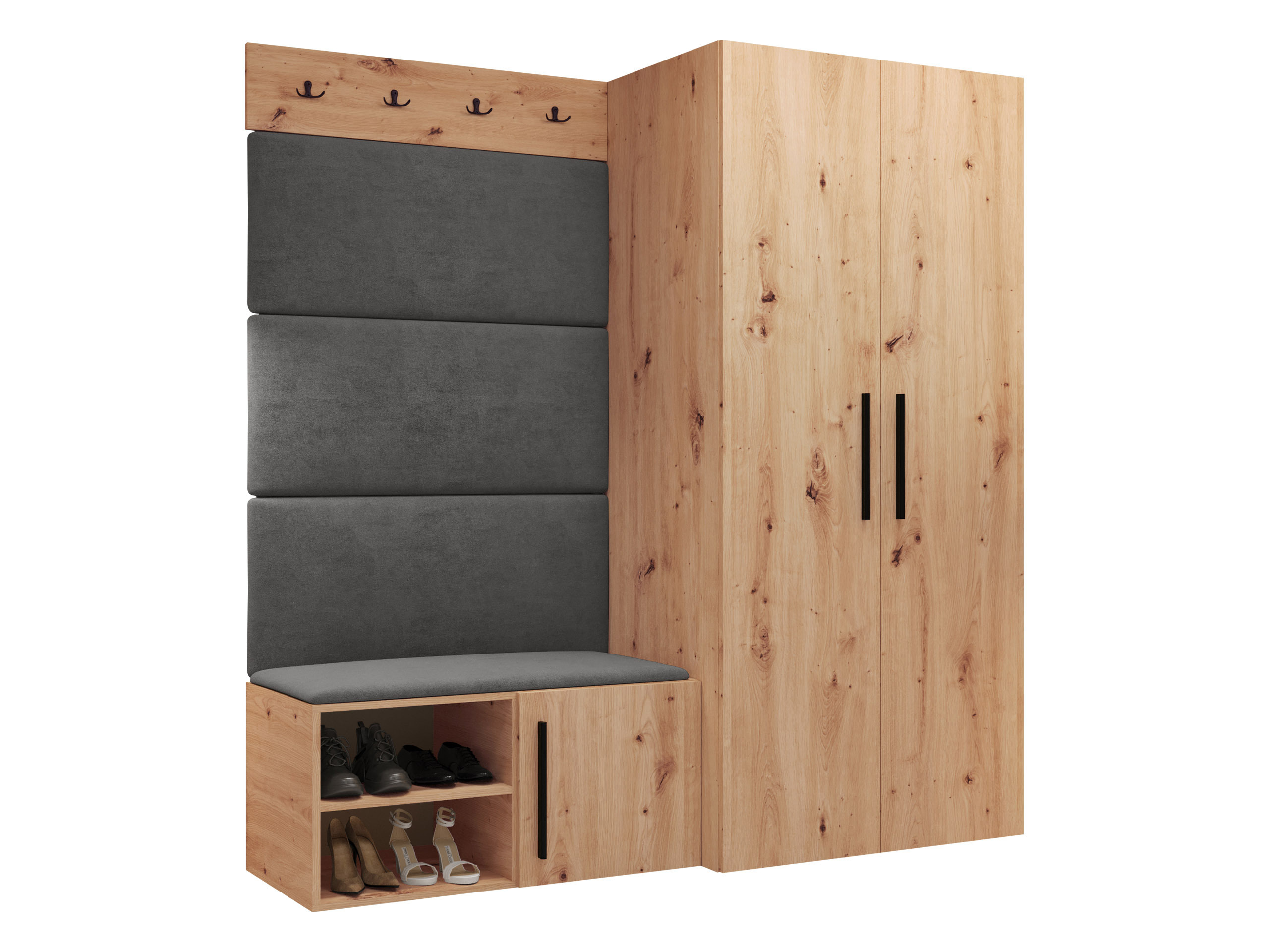 Set za hodnik Nitos I (Artisan hrast)