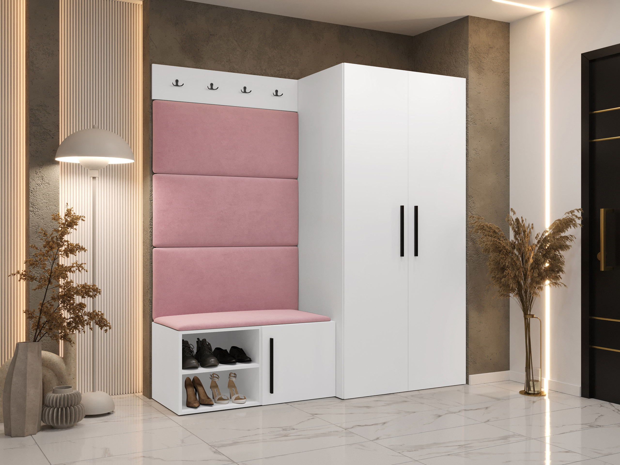 Set za hodnik Nitos I (Belo)