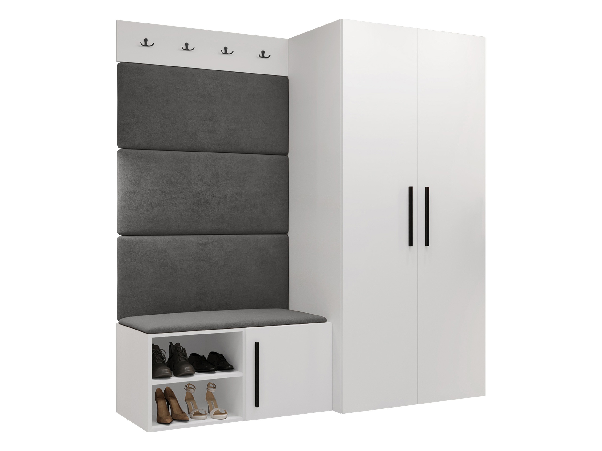 Set za hodnik Nitos I (Belo)