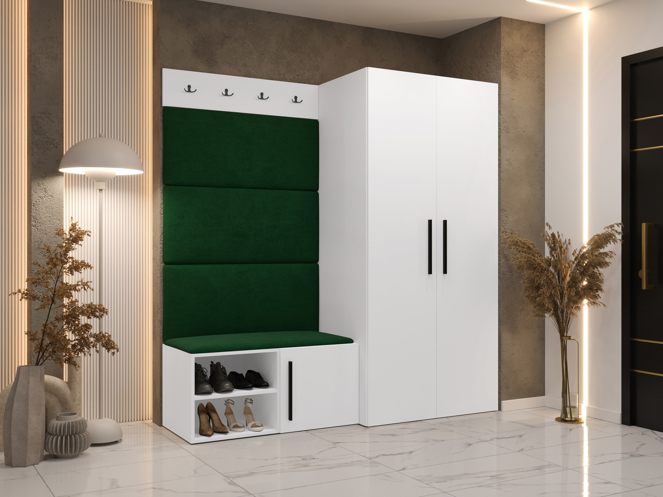 Set za hodnik Nitos I (Belo)