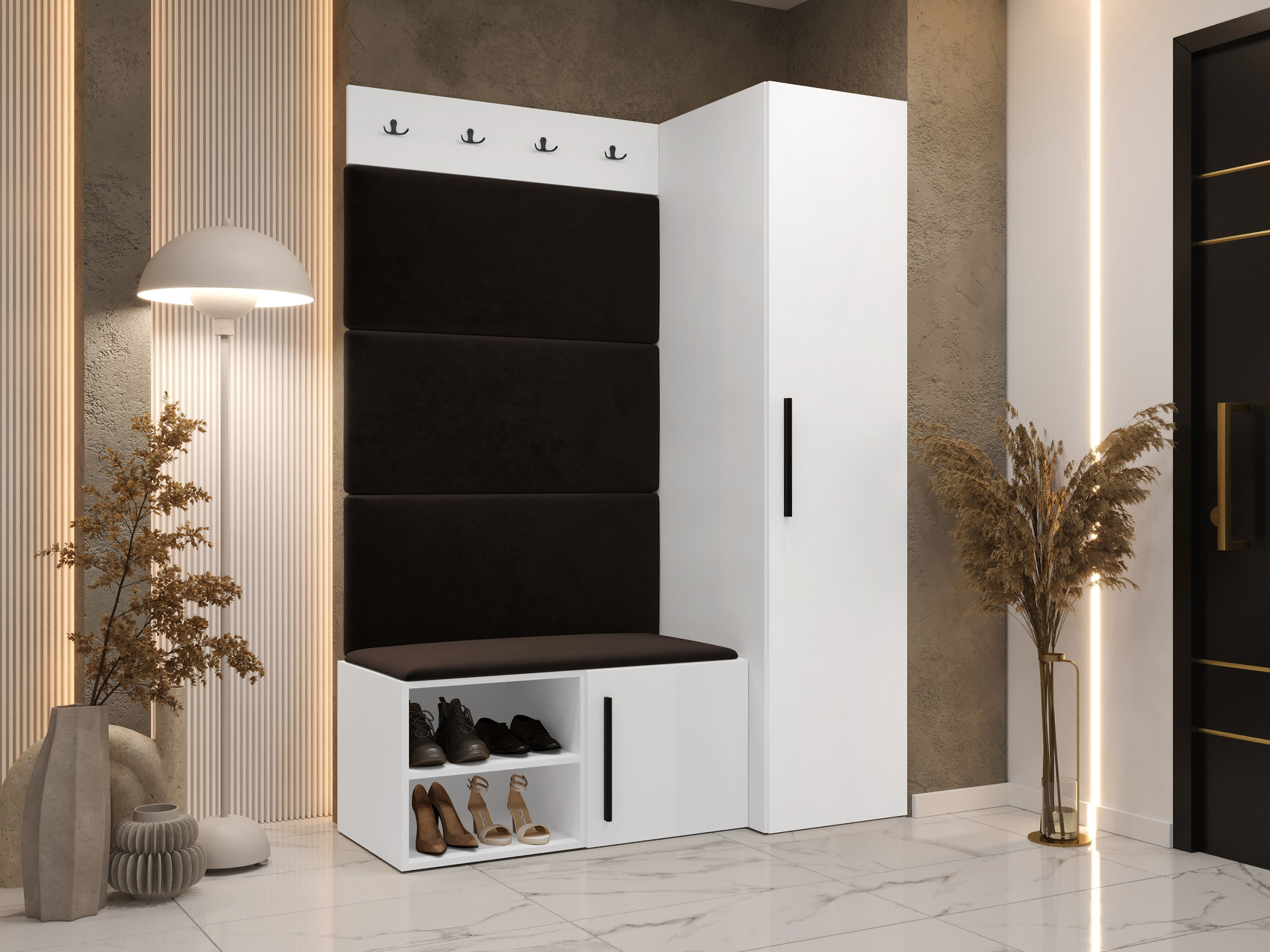 Set za hodnik Nitos II (Belo)