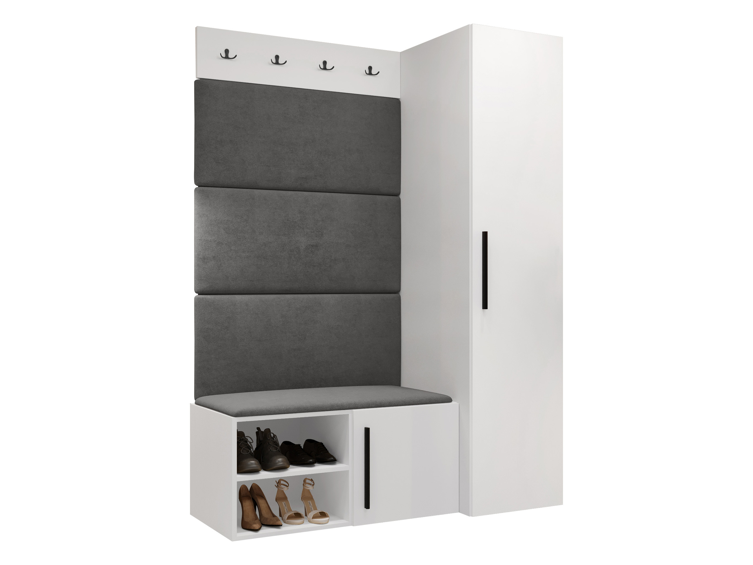 Set za hodnik Nitos II (Belo)