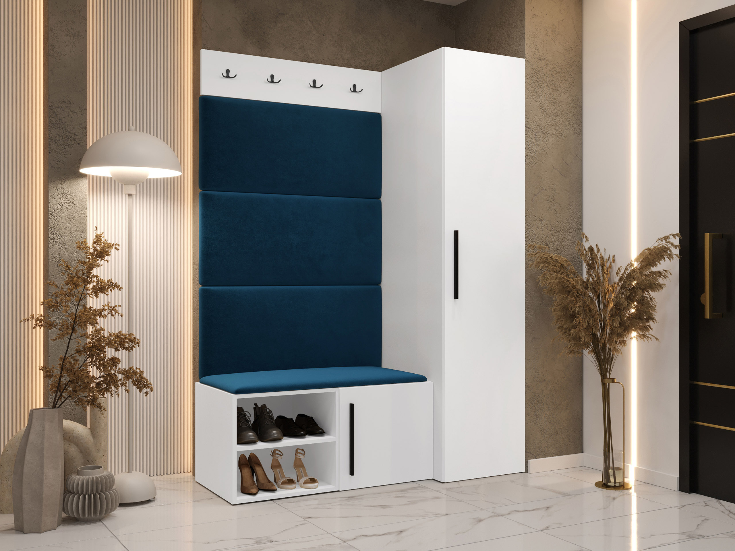 Set za hodnik Nitos II (Belo)