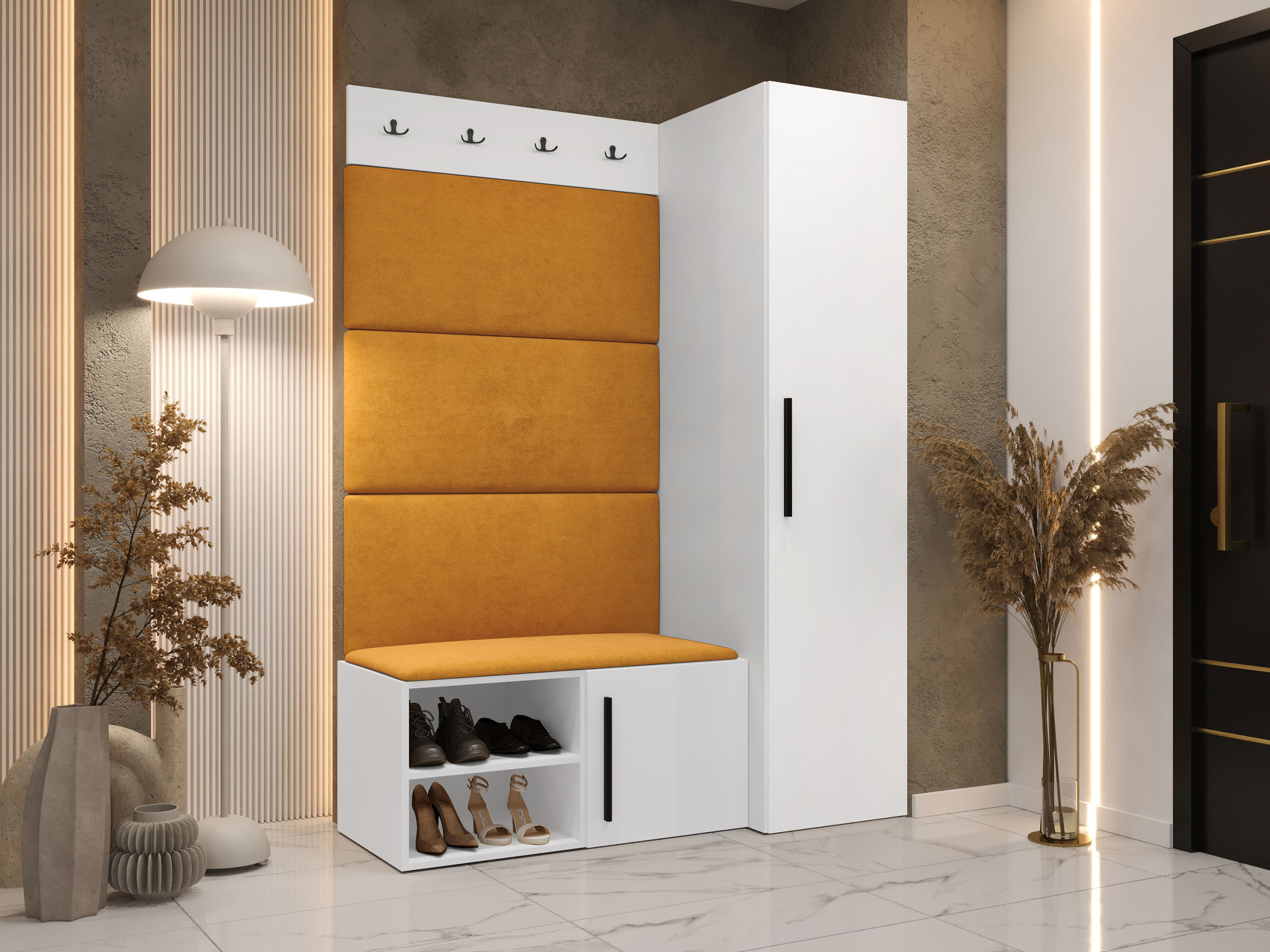 Set za hodnik Nitos II (Belo)