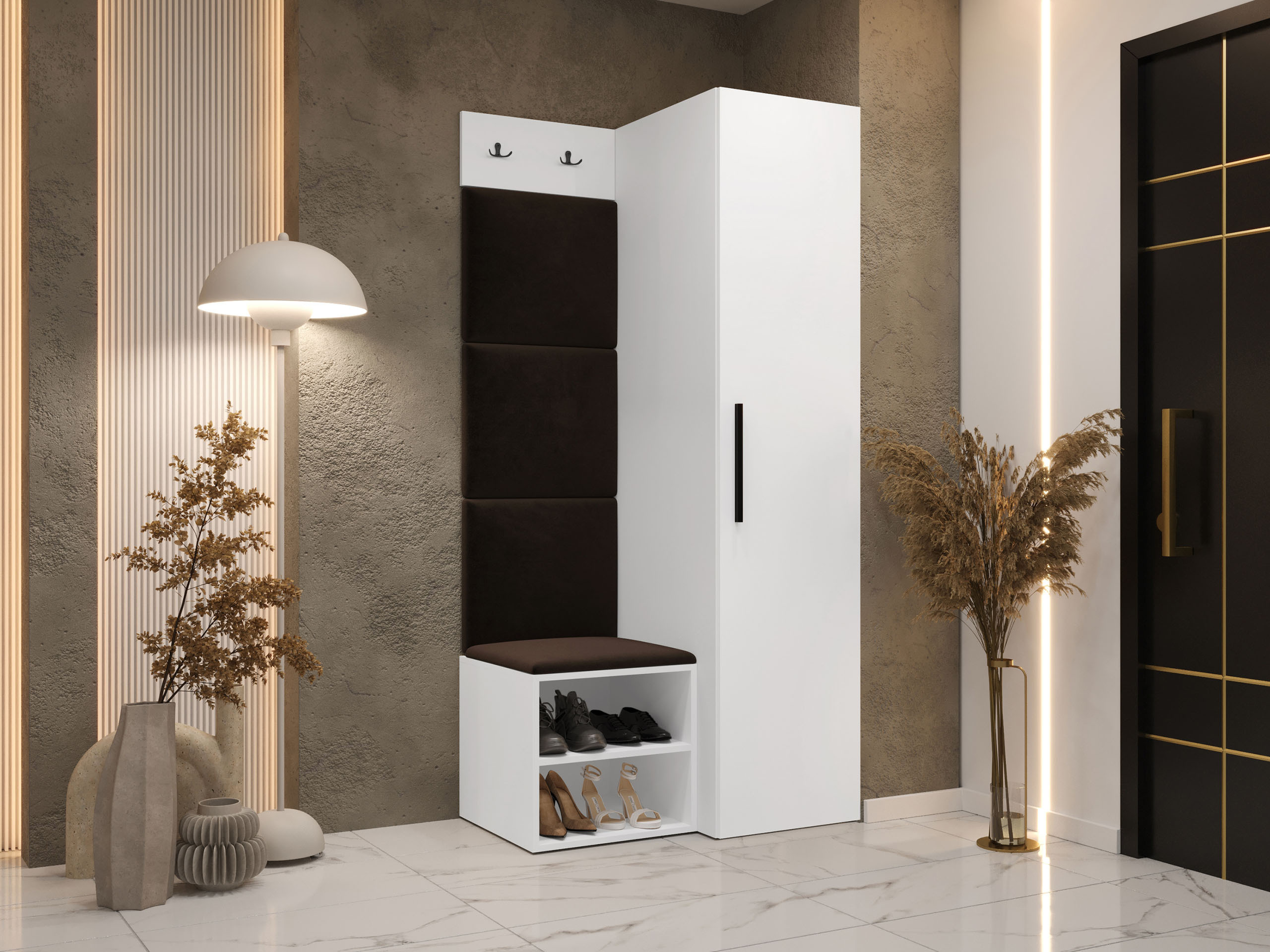 Set za hodnik Nitos III (Belo)