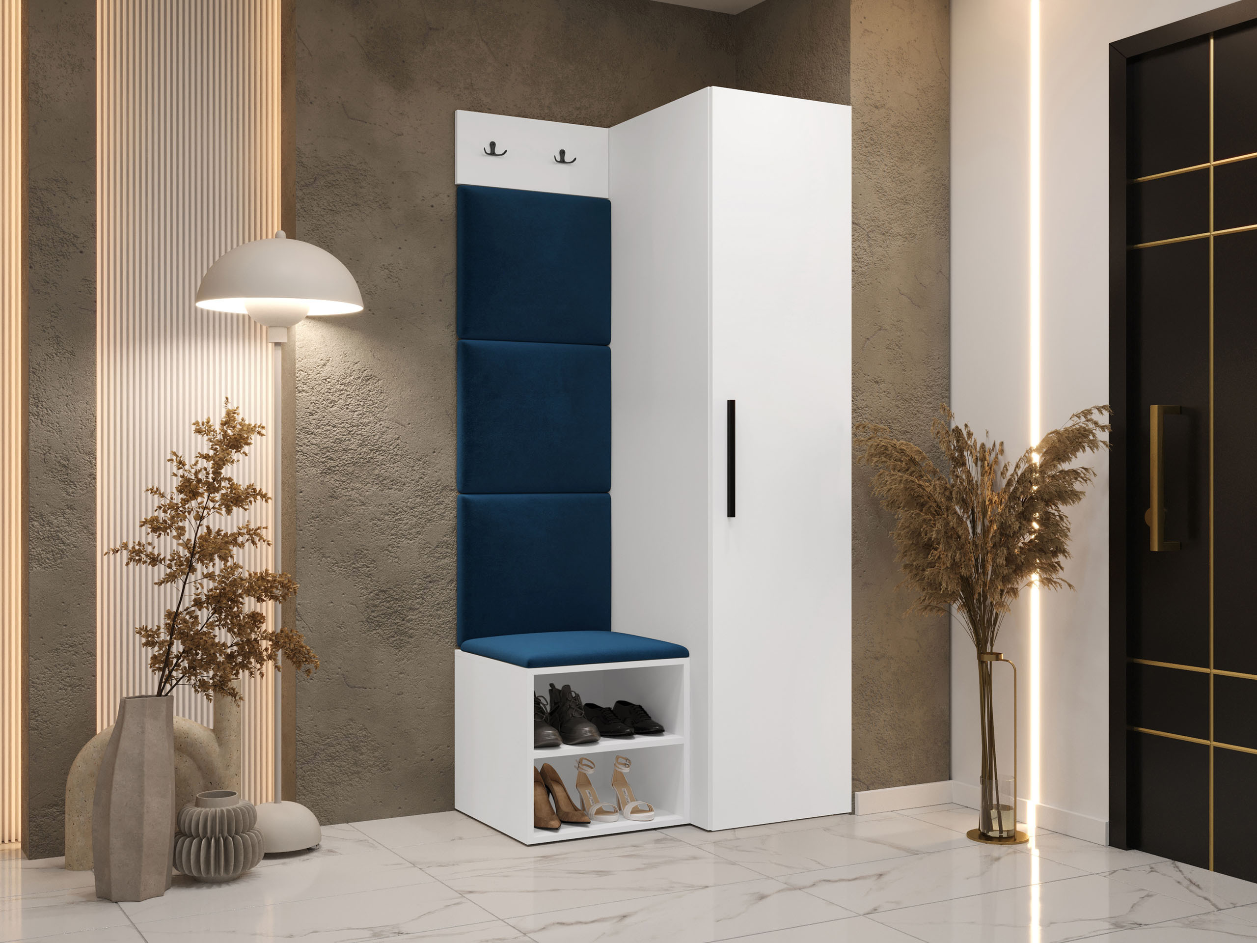 Set za hodnik Nitos III (Belo)