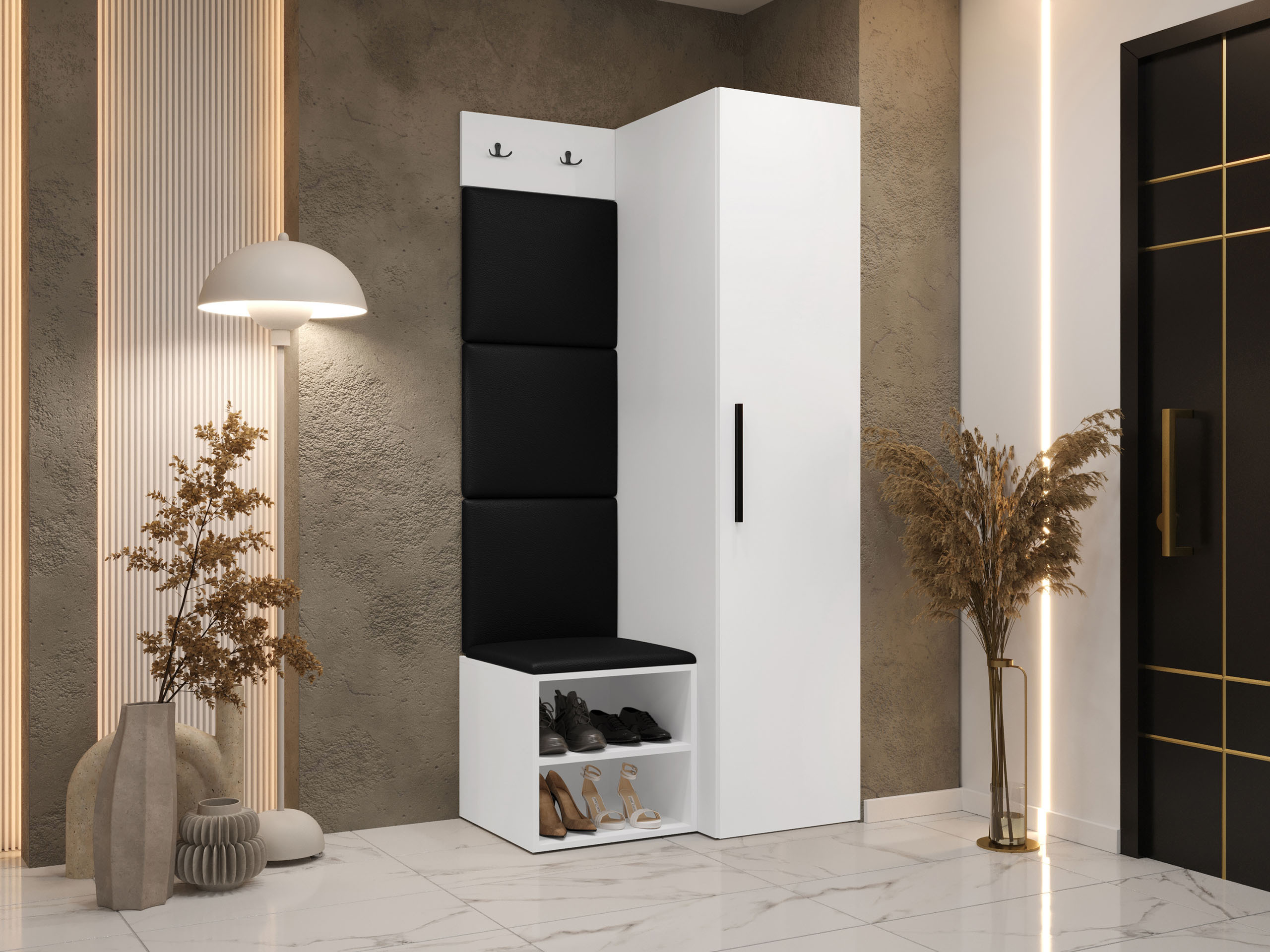 Set za hodnik Nitos III (Belo)