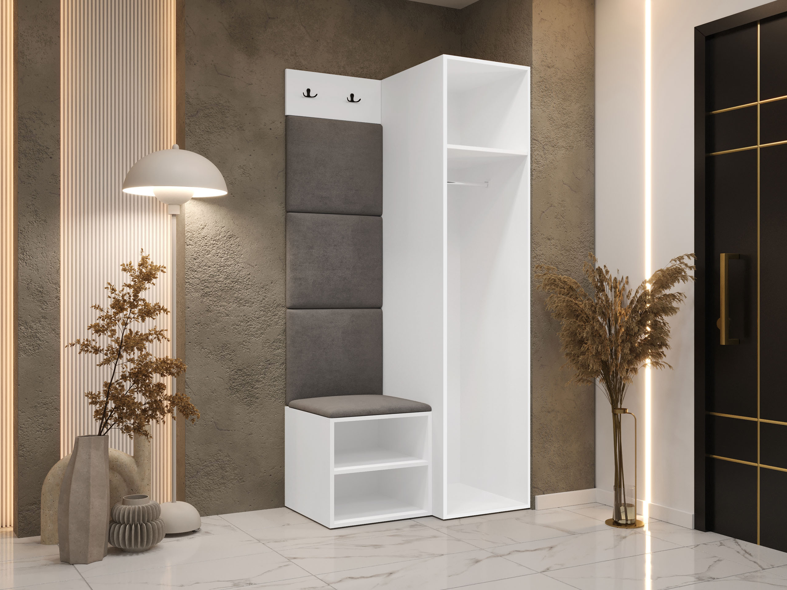 Set za hodnik Nitos III (Belo)