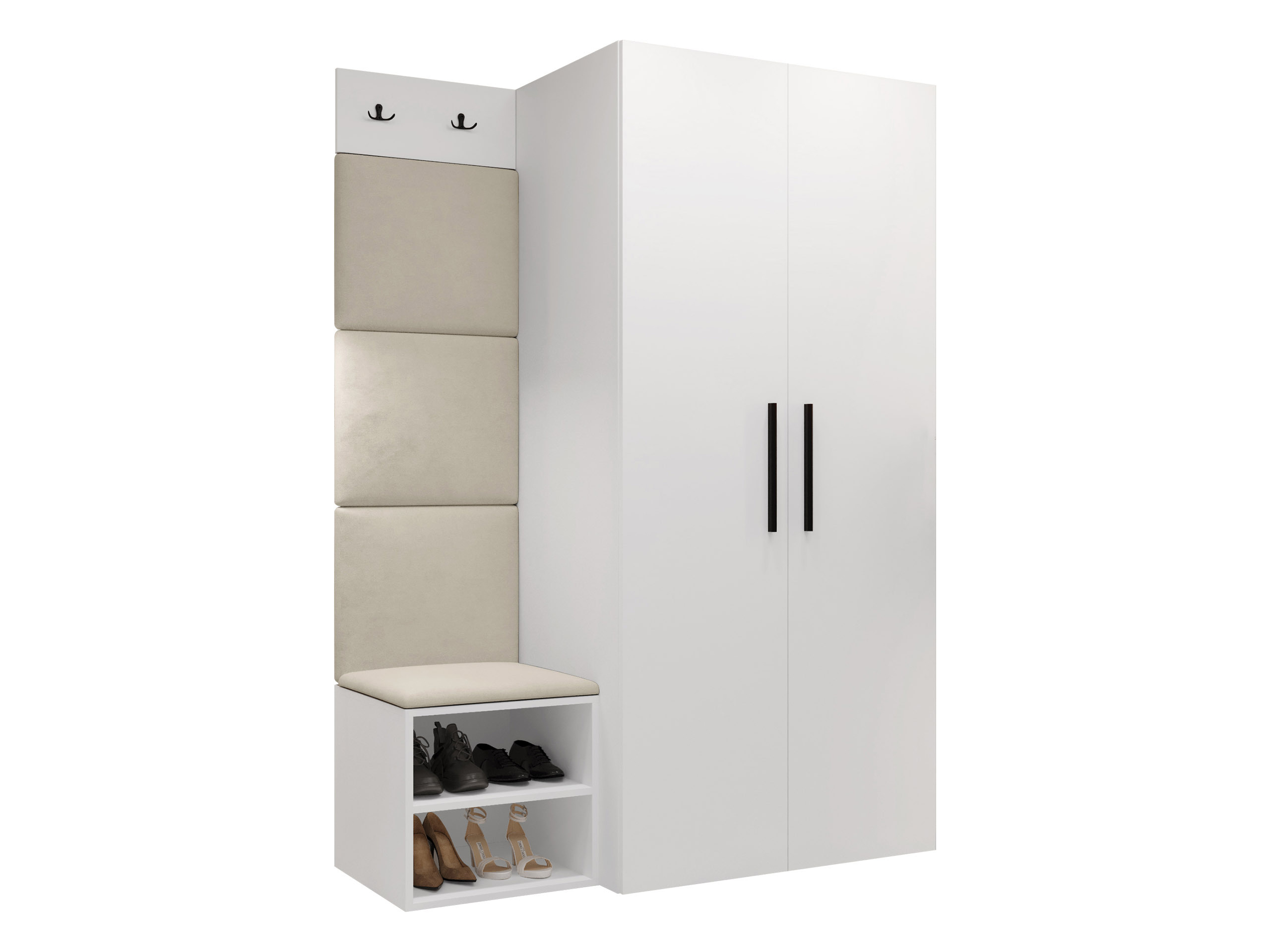 Set za hodnik Hartford 523 (Belo)