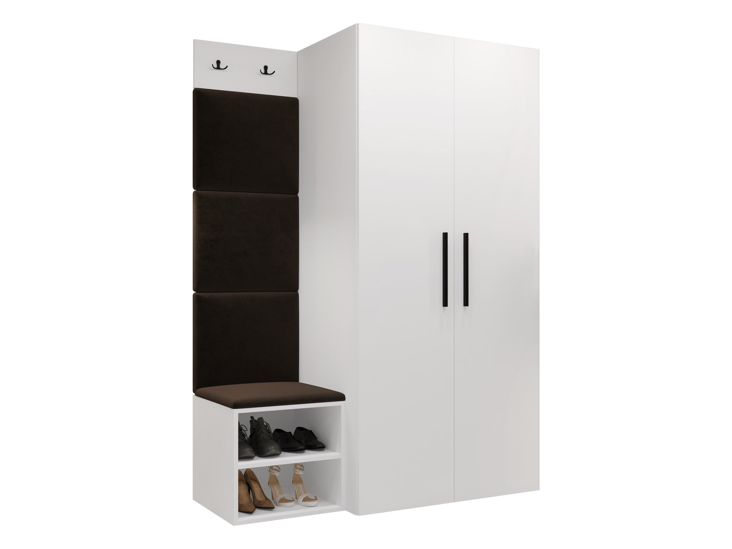 Set za hodnik Hartford 523 (Belo)