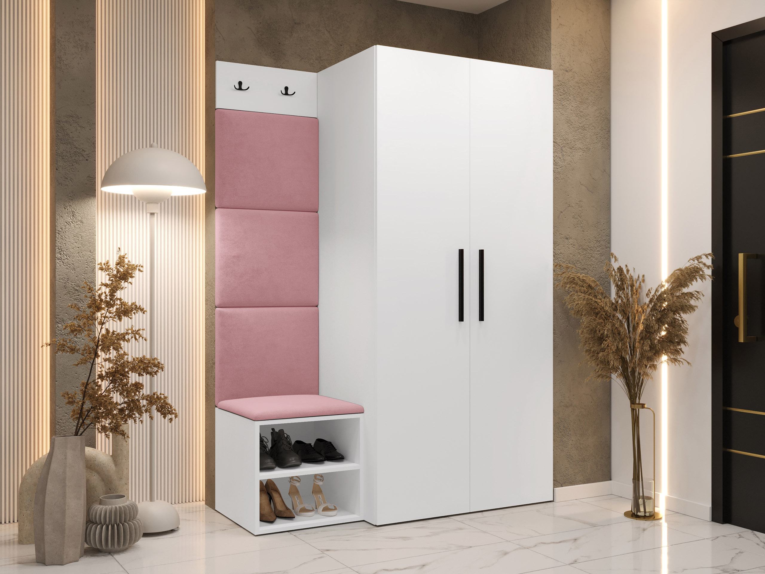 Set za hodnik Hartford 523 (Belo)